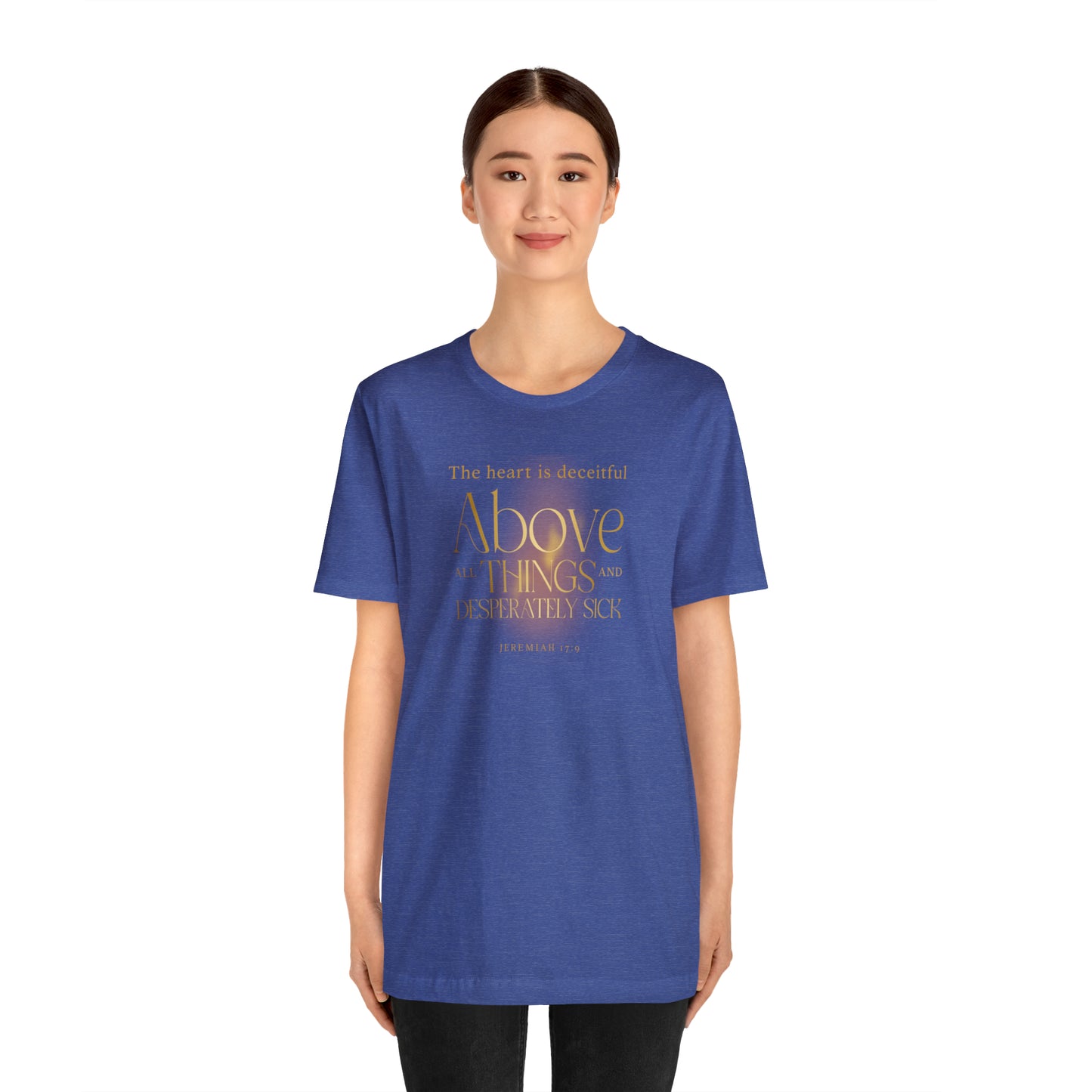 Jeremiah Heart Unisex Jersey Short Sleeve Tee