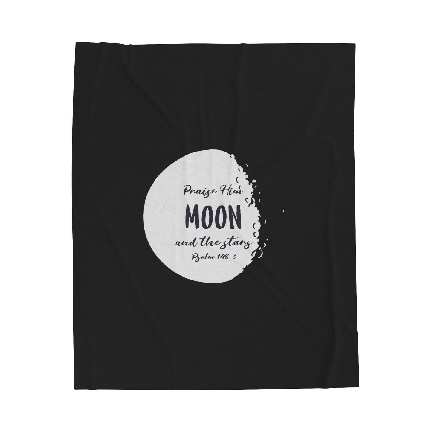 The Moon Velveteen Plush Blanket