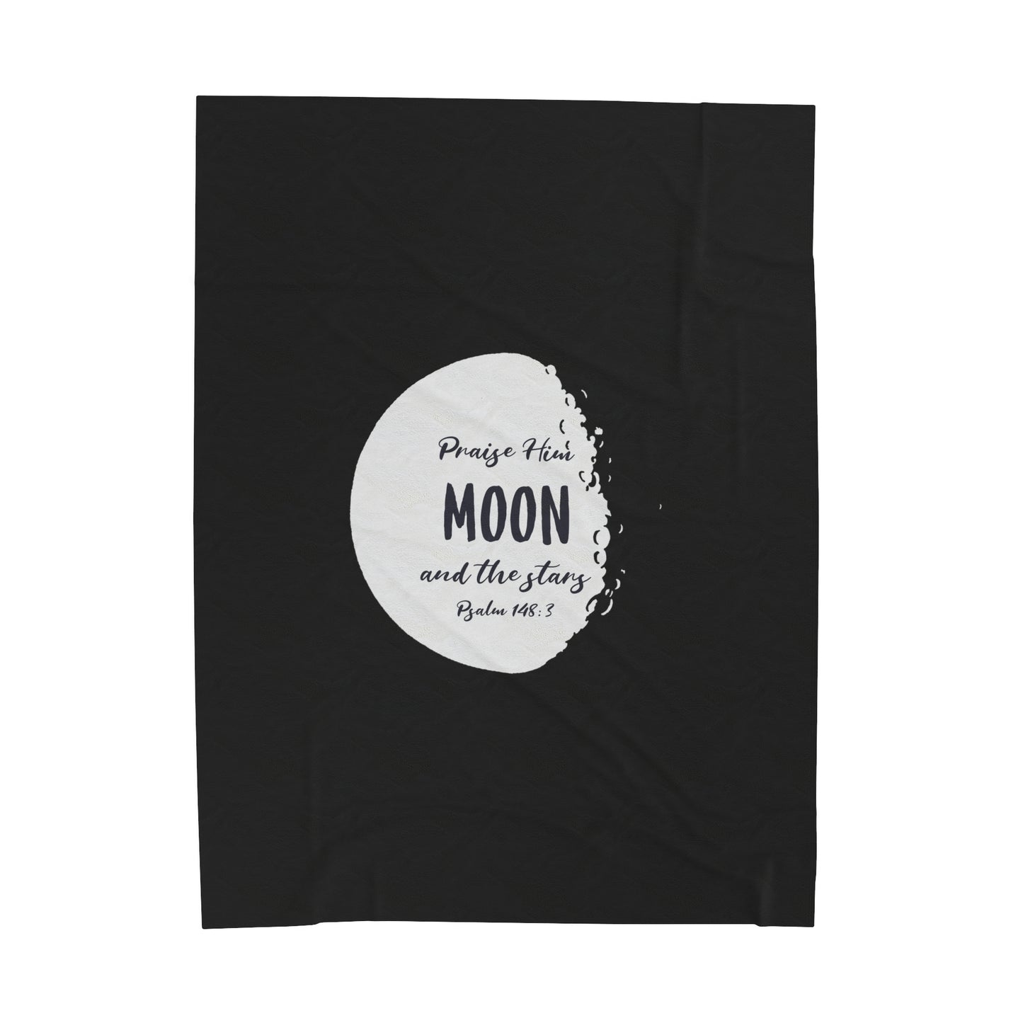The Moon Velveteen Plush Blanket