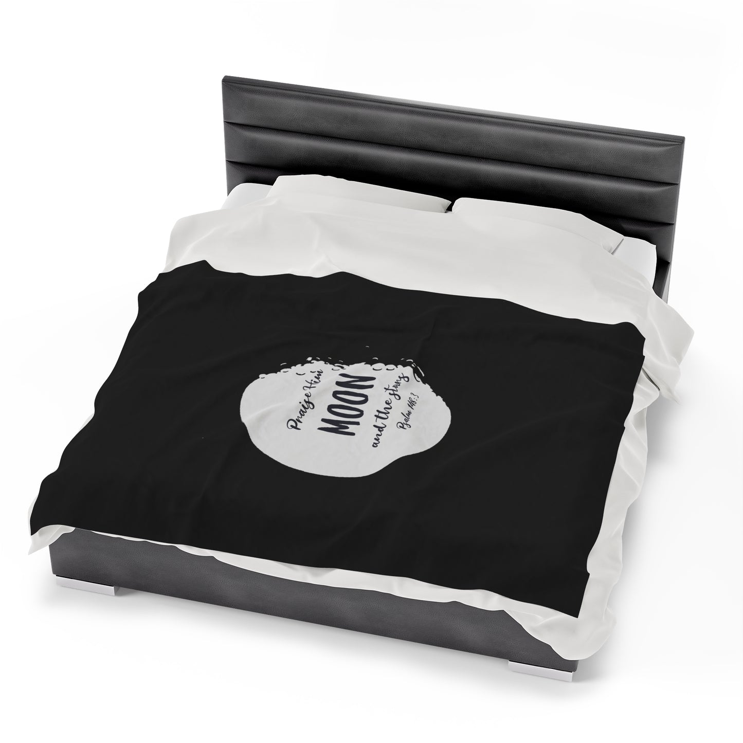 The Moon Velveteen Plush Blanket