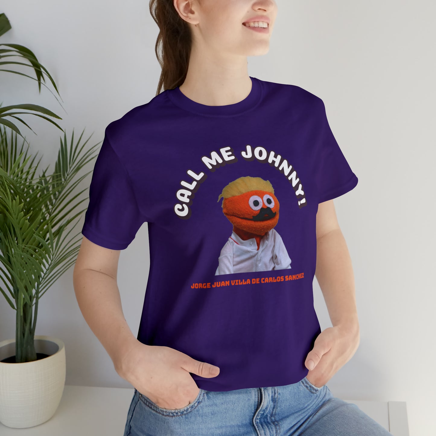 Call Me Johnny Unisex Jersey Short Sleeve Tee