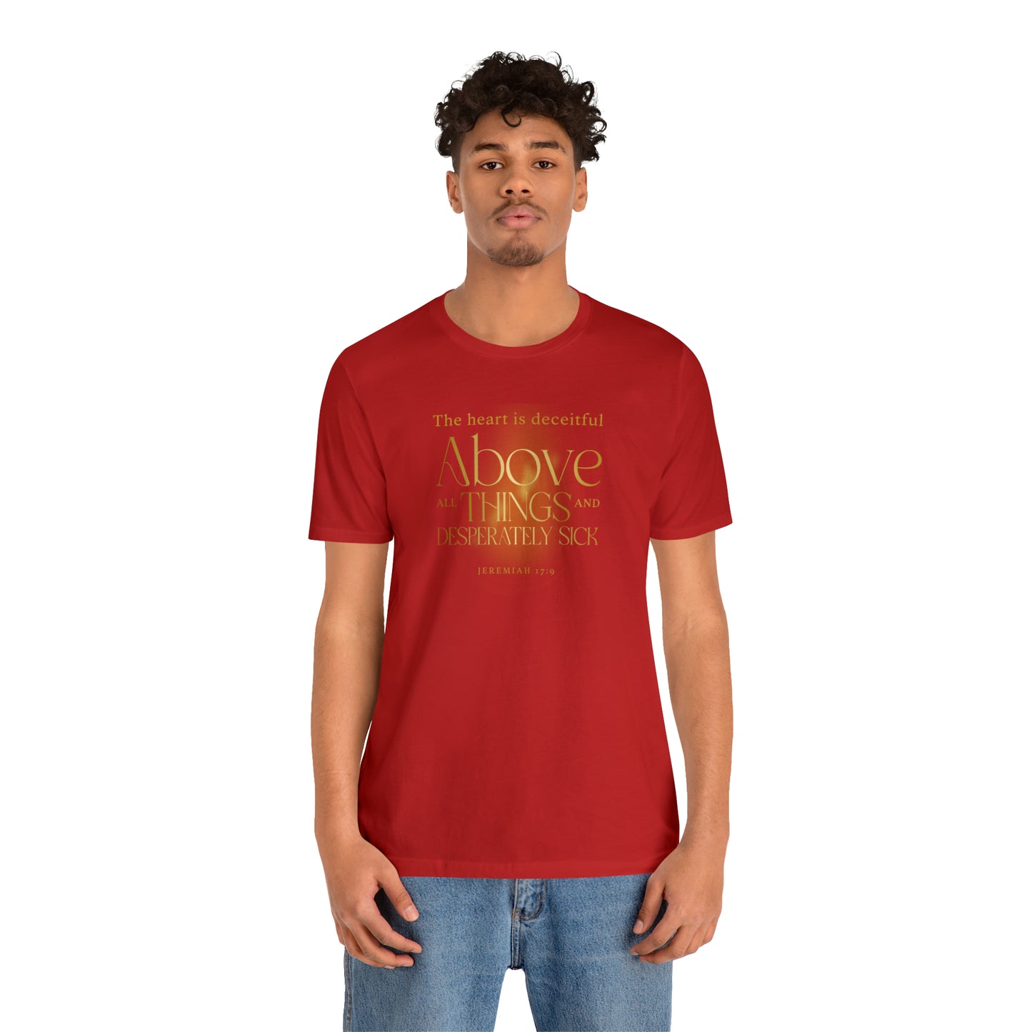 Jeremiah Heart Unisex Jersey Short Sleeve Tee