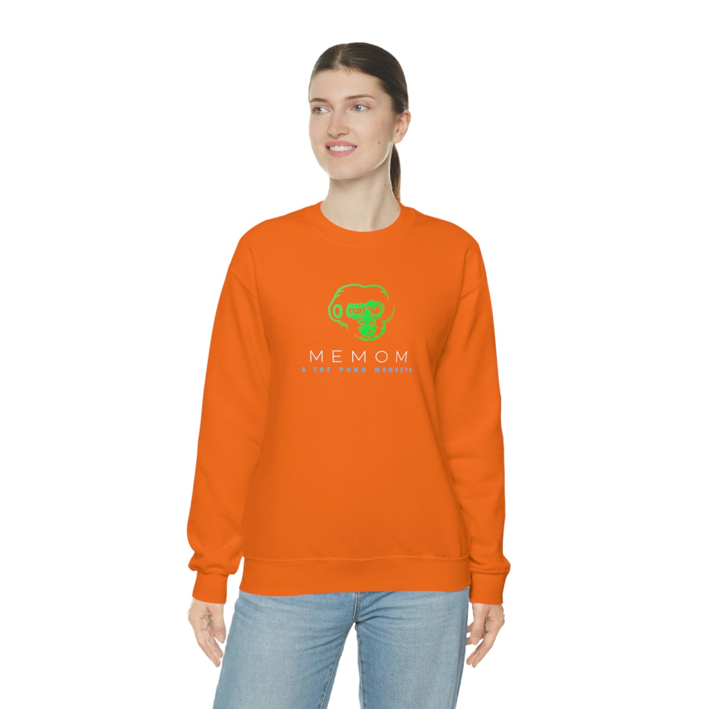 Memom and the Punk Monkeys Unisex Heavy Blend™ Crewneck Sweatshirt