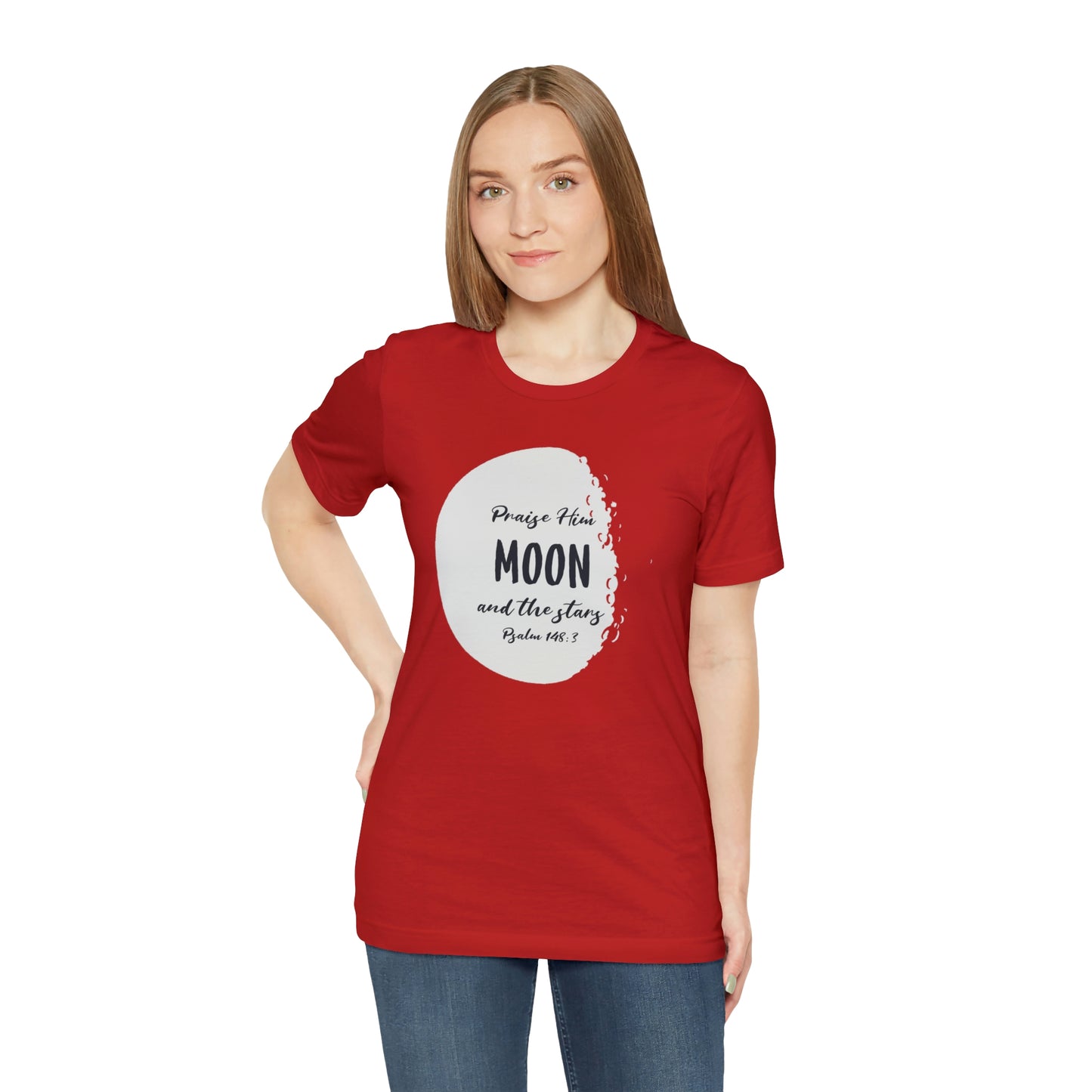 The Moon Unisex Jersey Short Sleeve Tee