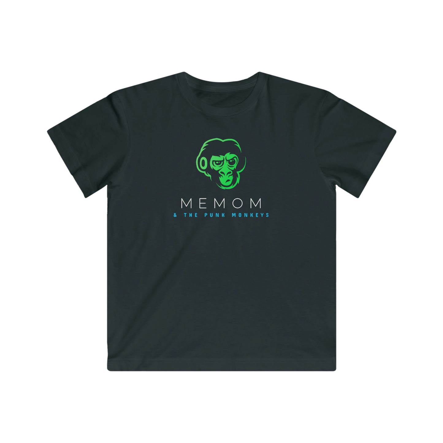 Memom & The Punk Monkeys Logo Kids Fine Jersey Tee