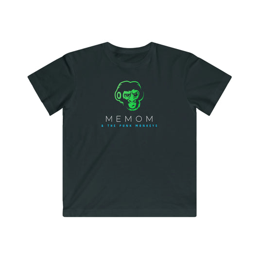 Memom & The Punk Monkeys Logo Kids Fine Jersey Tee