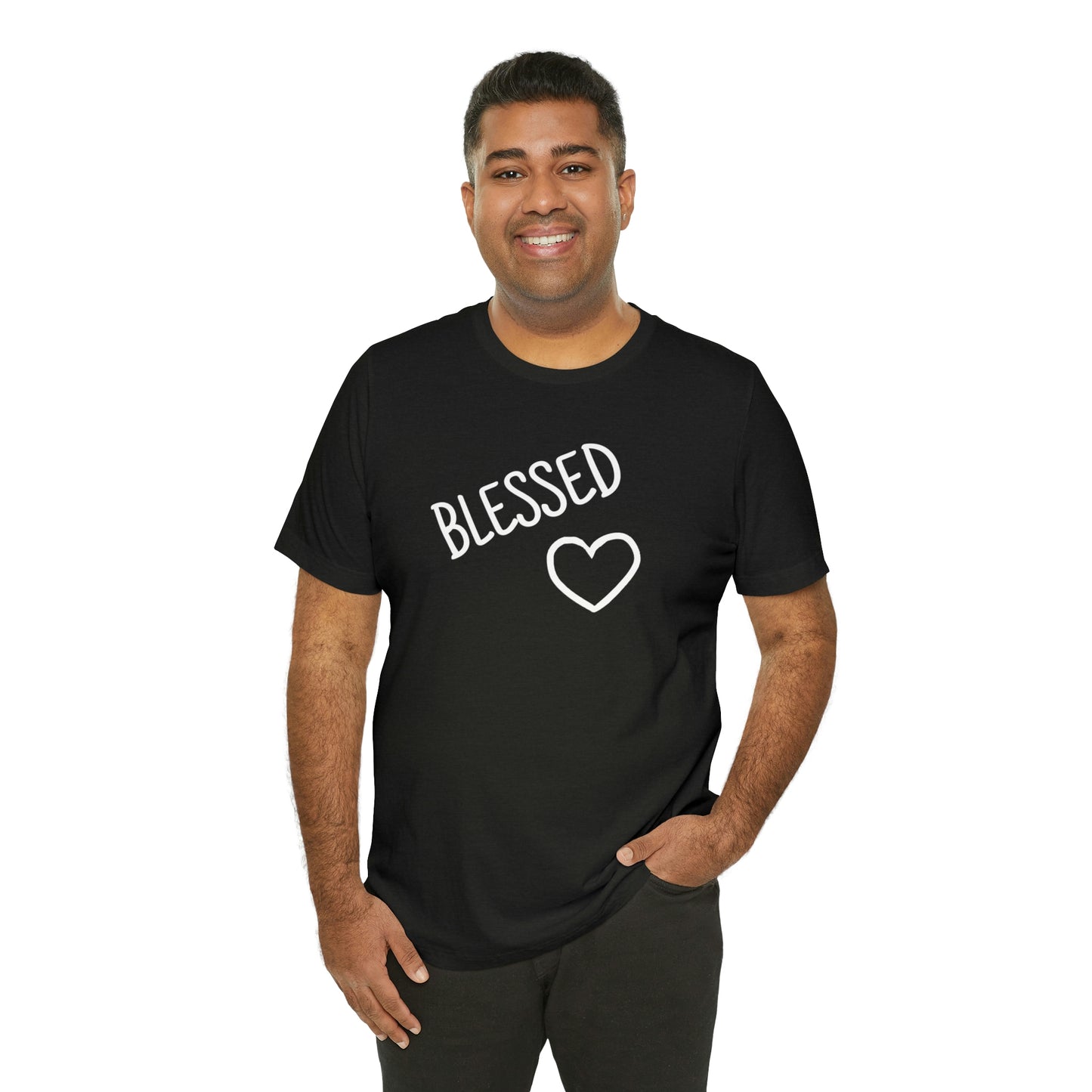 Blessed Heart Unisex Jersey Short Sleeve Tee