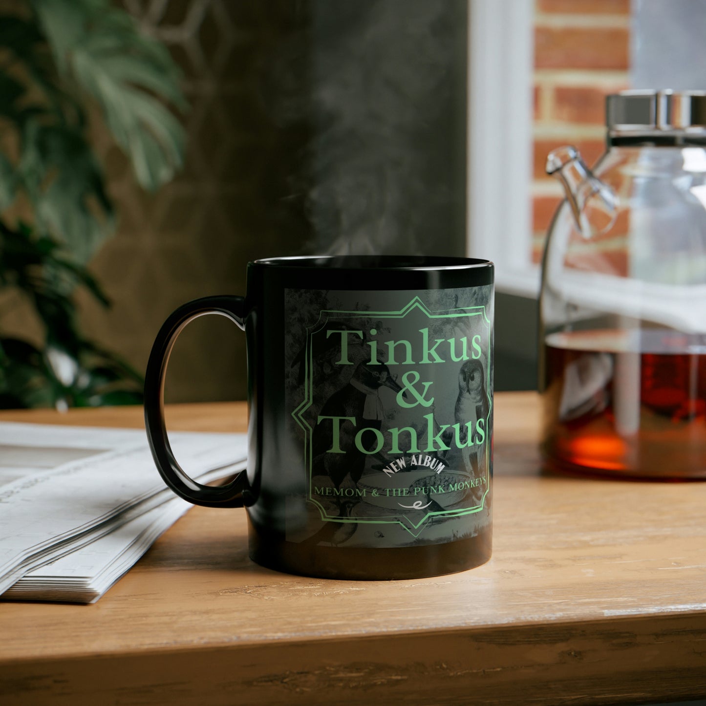 Tinkus & Tonkus 11oz Black Mug