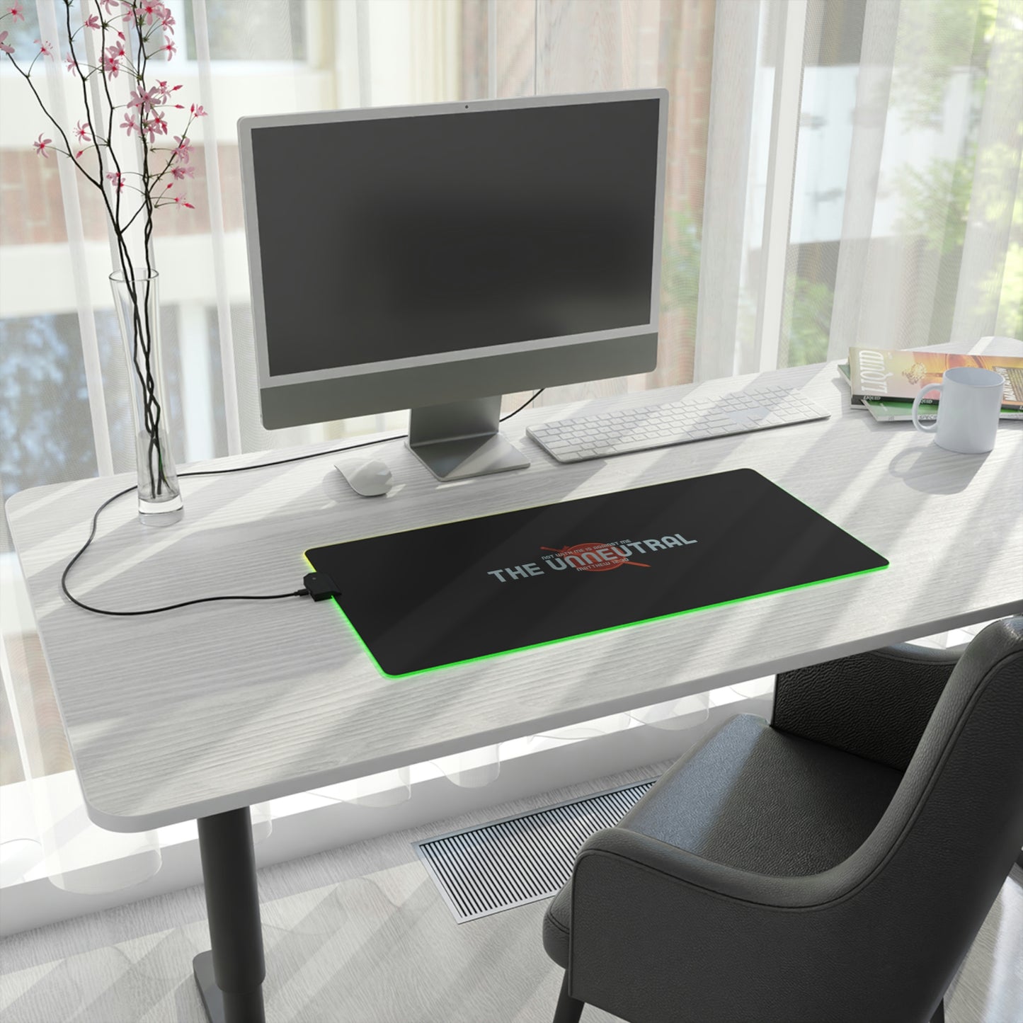 The Unneutral LED Gaming Mouse Pad