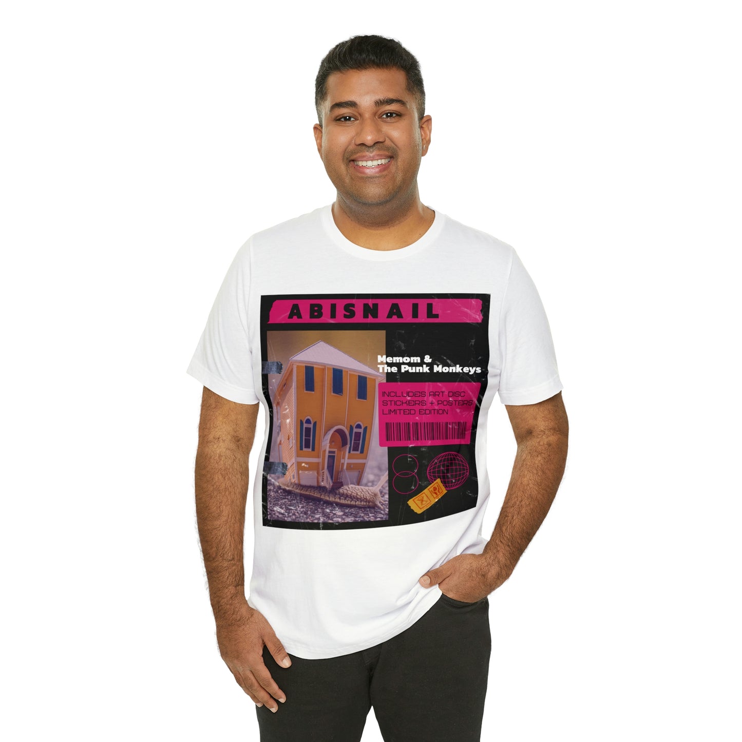 Abisnail Unisex Jersey Short Sleeve Tee
