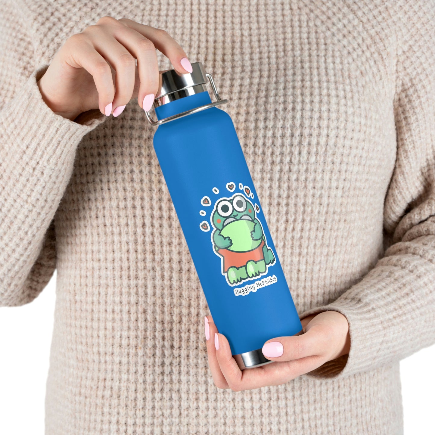 Hugging McPhilbob Copper Vacuum Insulated Bottle, 22oz