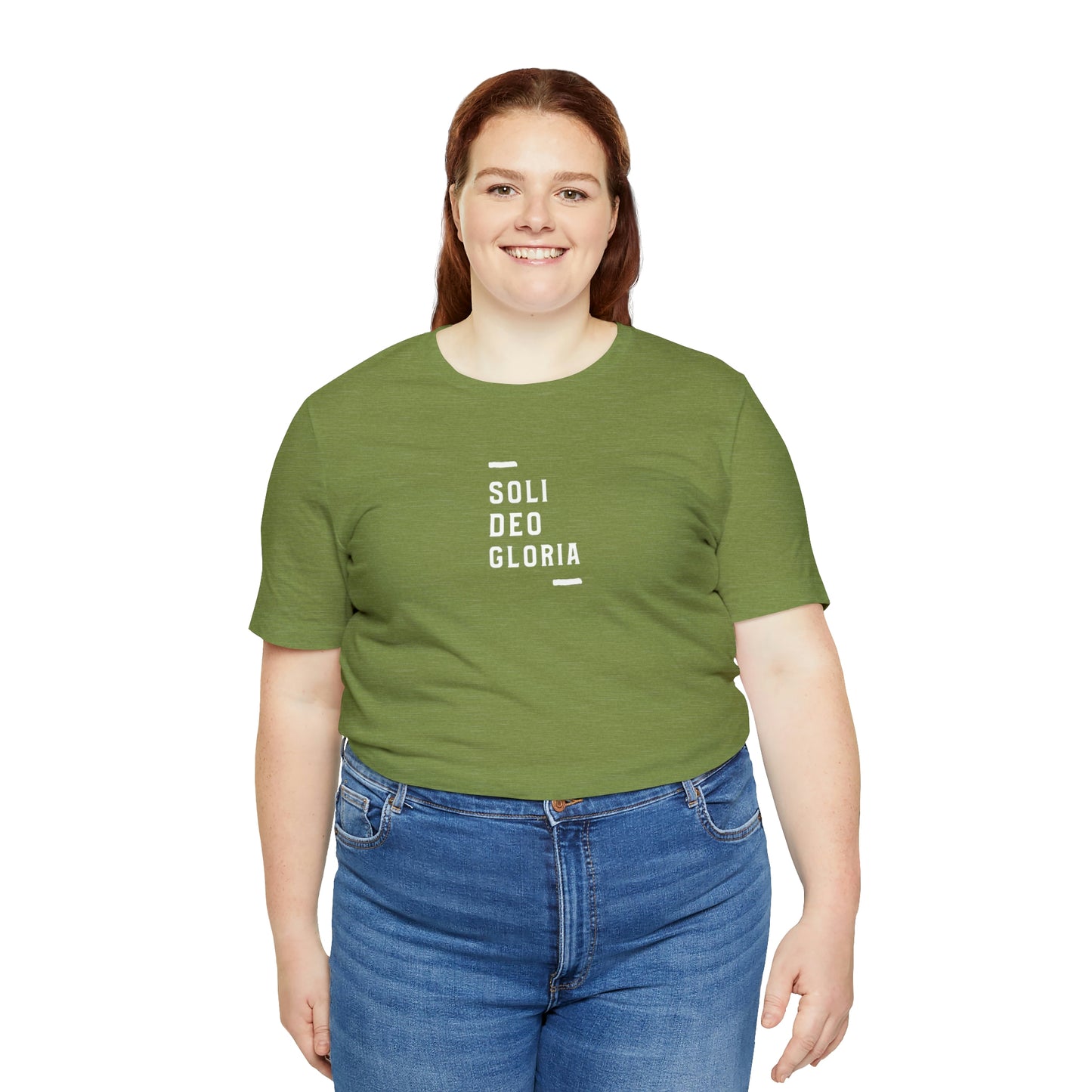 Soli Deo Gloria Simple Classical Unisex Jersey Short Sleeve Tee