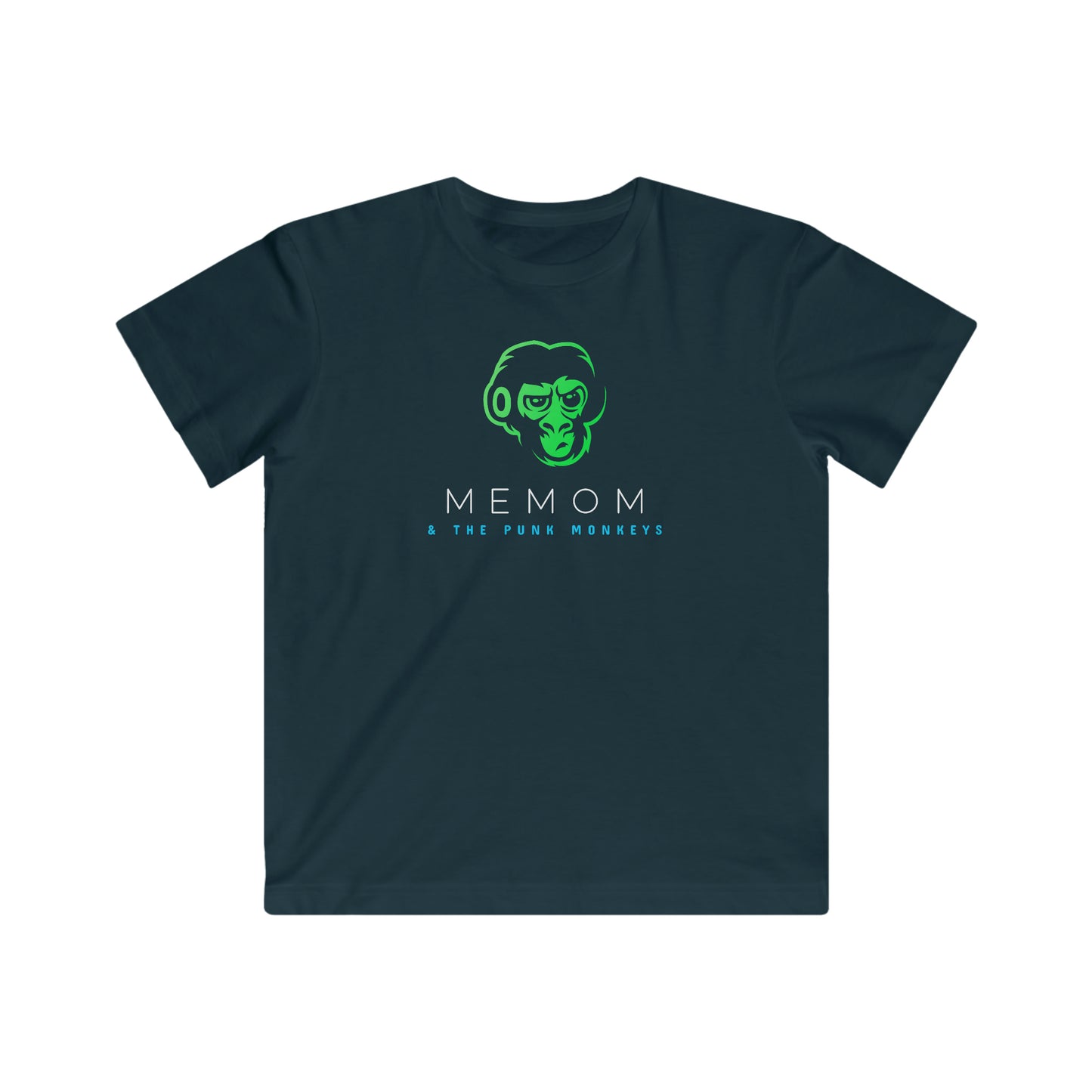 Memom & The Punk Monkeys Logo Kids Fine Jersey Tee