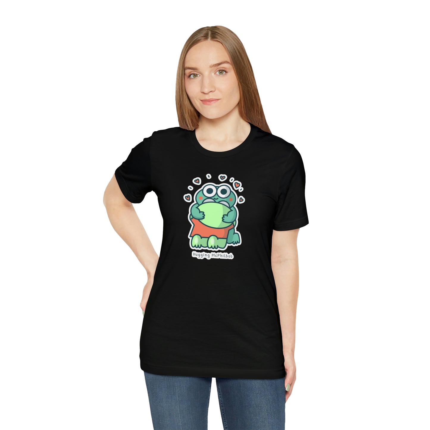 Hugging McPhilbob Unisex Jersey Short Sleeve Tee