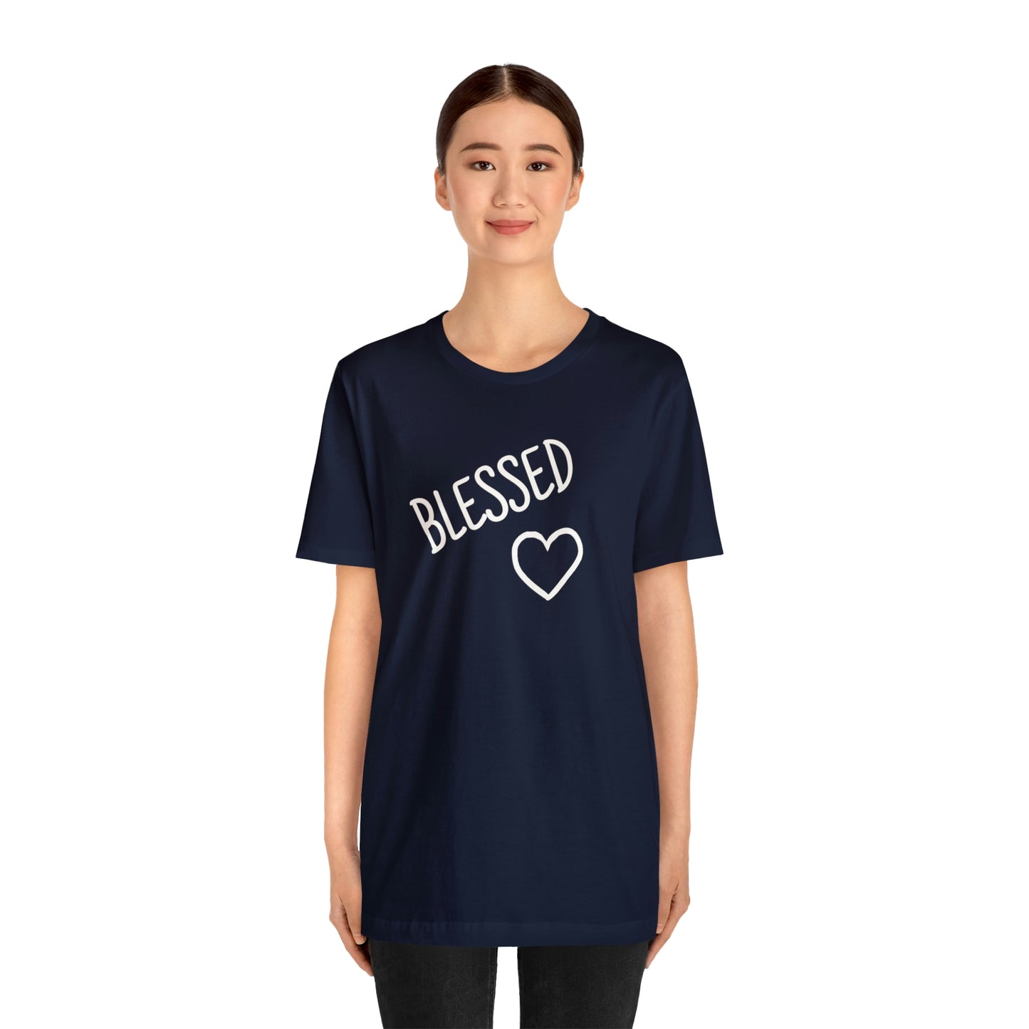 Blessed Heart Unisex Jersey Short Sleeve Tee