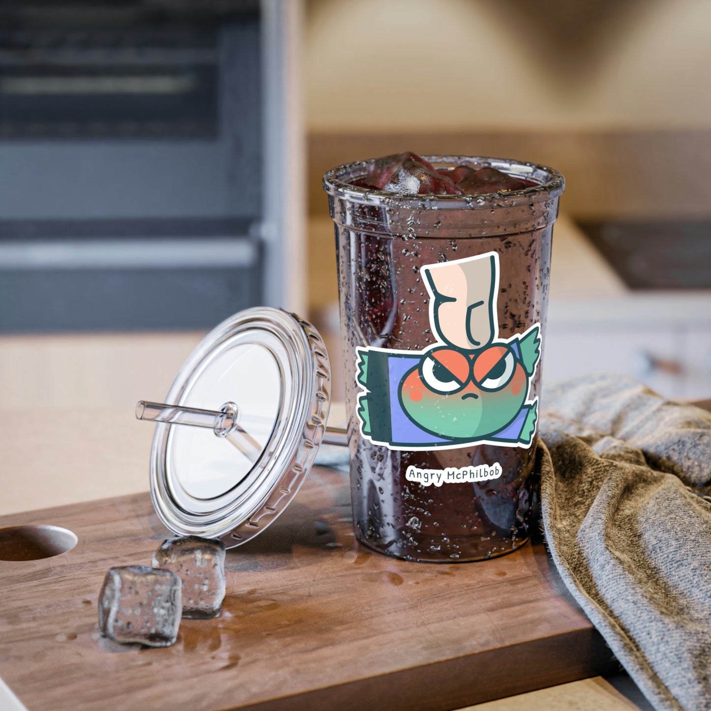 Angry McPhilbob Suave Acrylic Cup