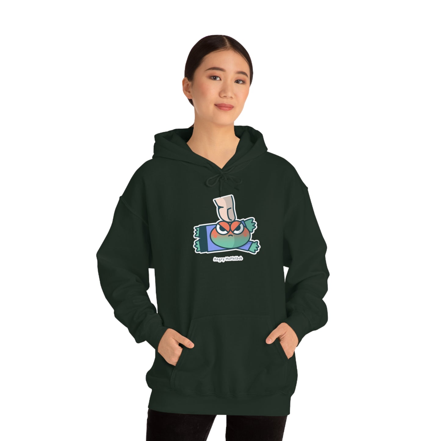Angry McPhilbob Unisex Heavy Blend™ Hooded Sweatshirt