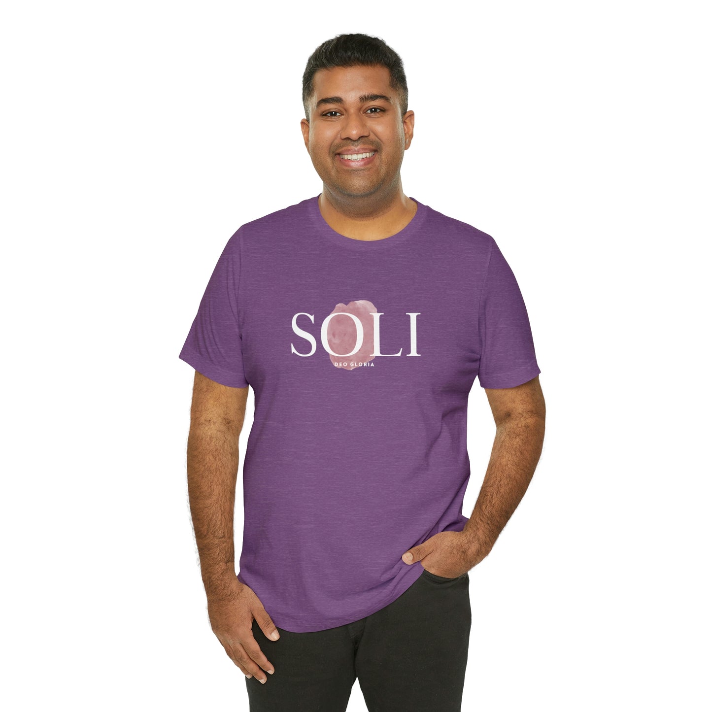 Soli Deo Gloria Paintbrush Unisex Jersey Short Sleeve Tee