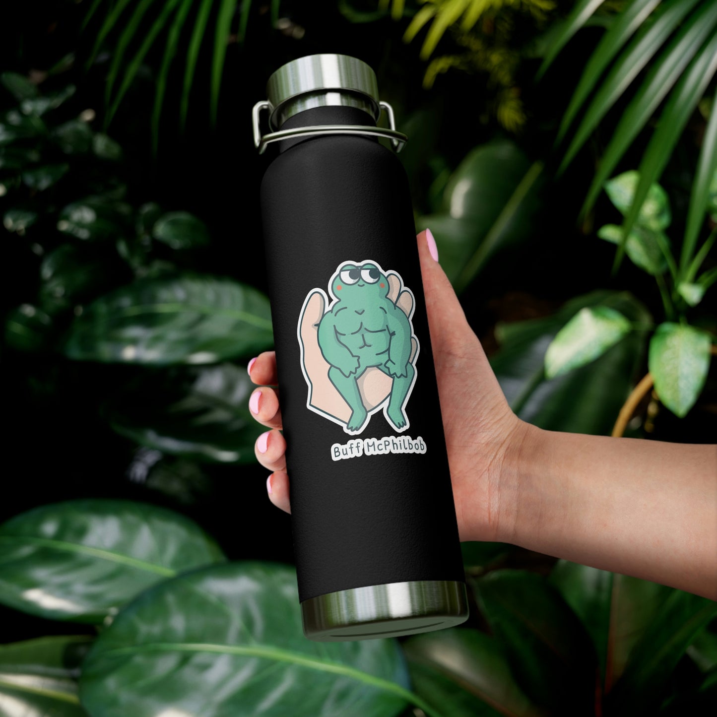 Buff McPhilbob Copper Vacuum Insulated Bottle, 22oz