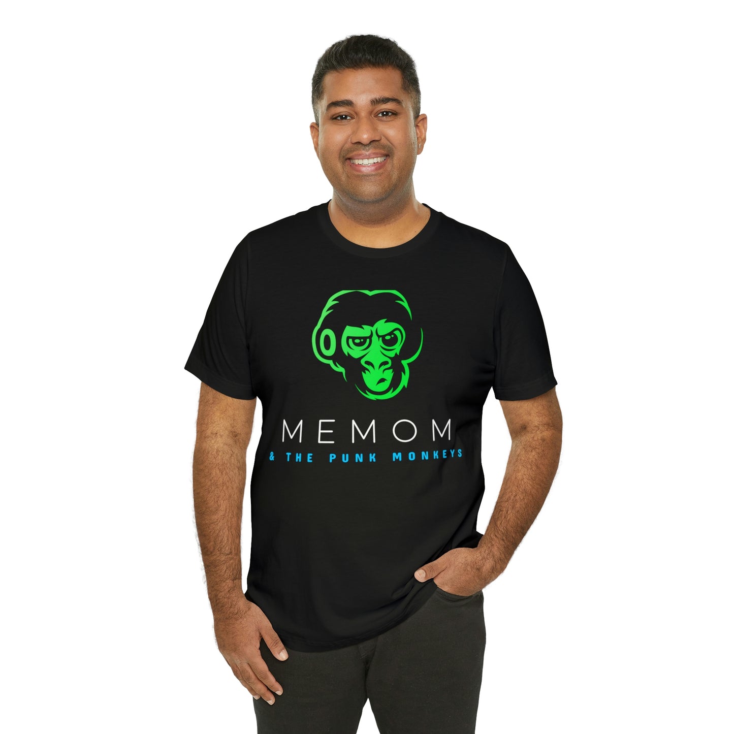 Memom and the Punk Monkeys Logo Unisex Jersey Short Sleeve Tee