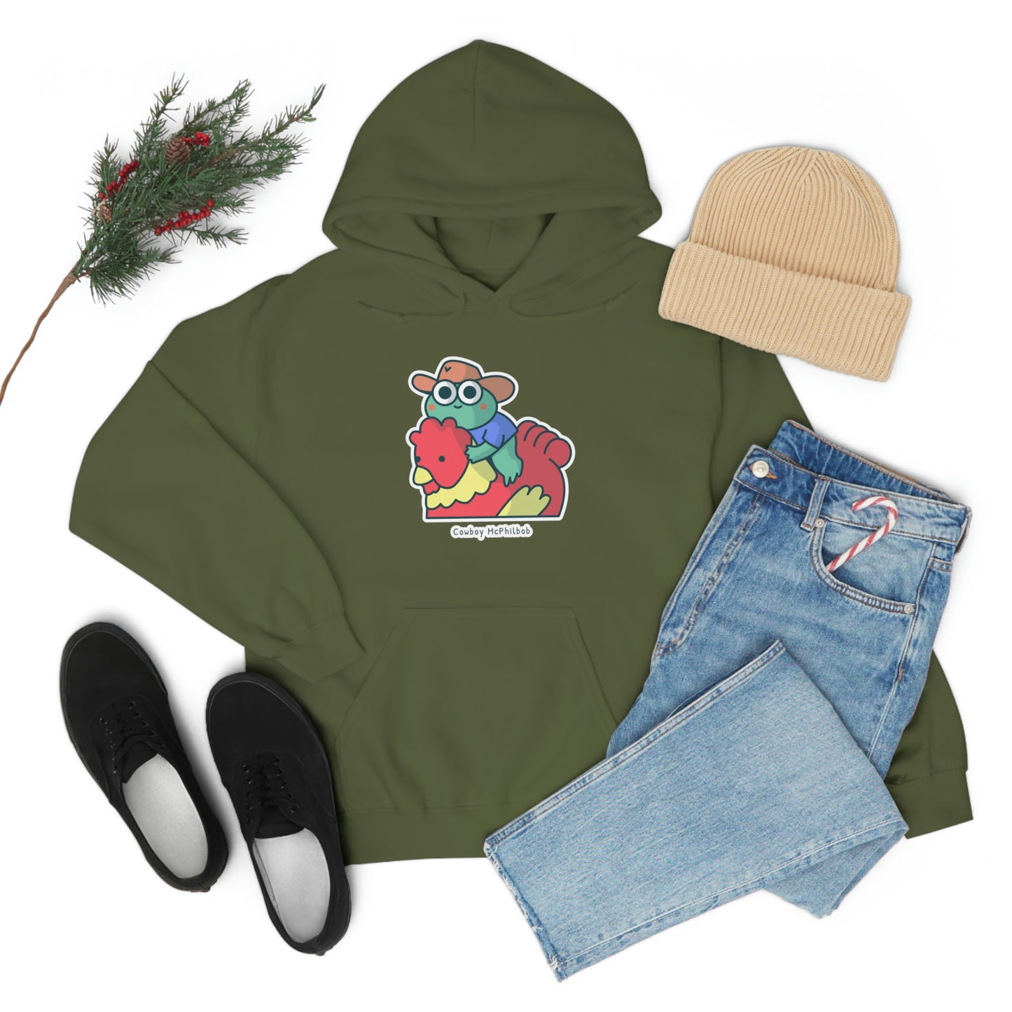 Cowboy McPhilbob Unisex Heavy Blend™ Hooded Sweatshirt
