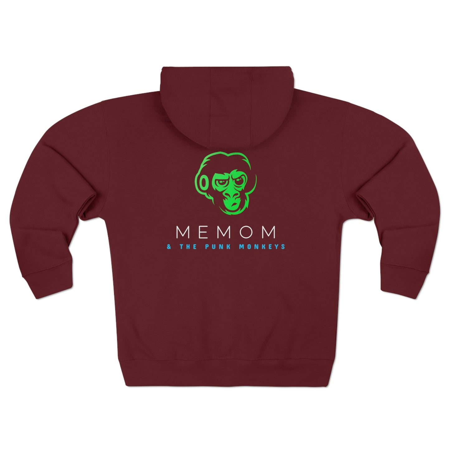 Memom & The Punk Monkeys Unisex Premium Full Zip Hoodie