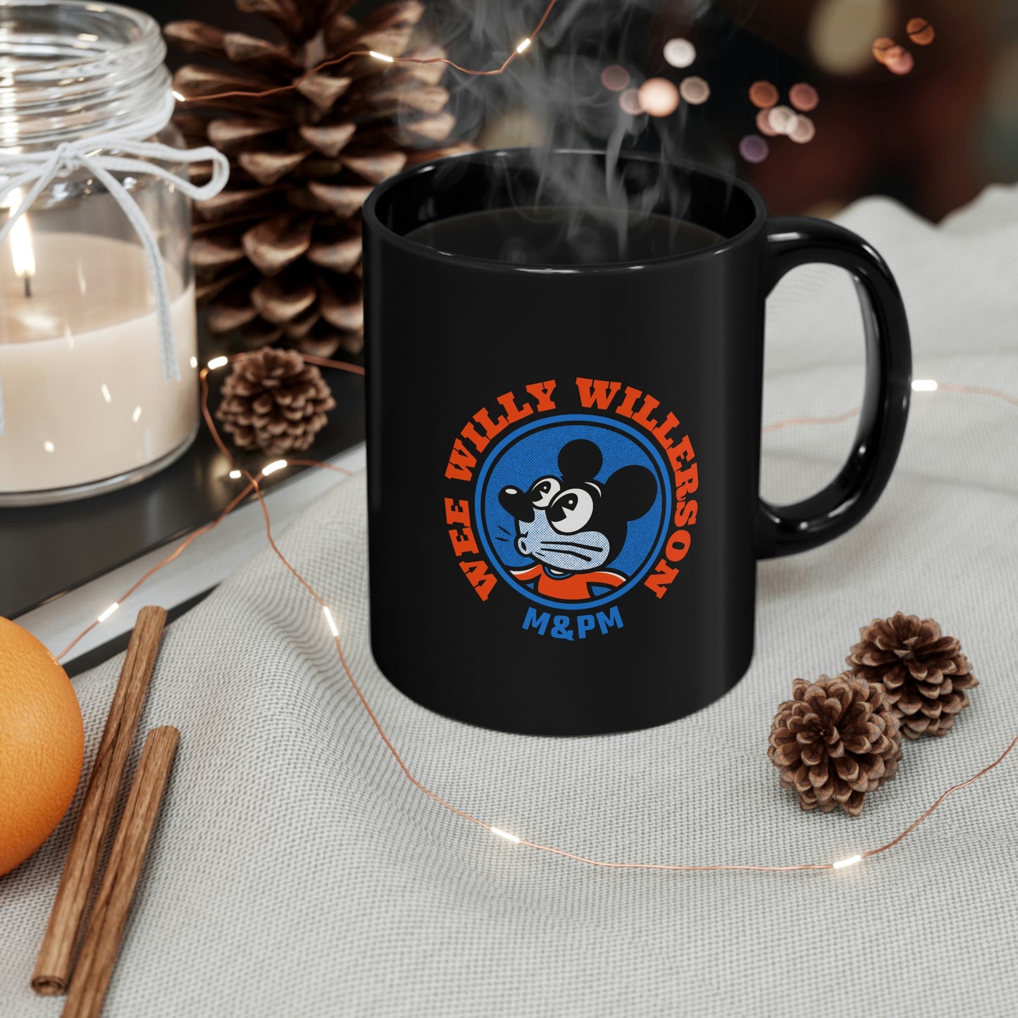 Wee Willy Willerson 11oz Black Mug