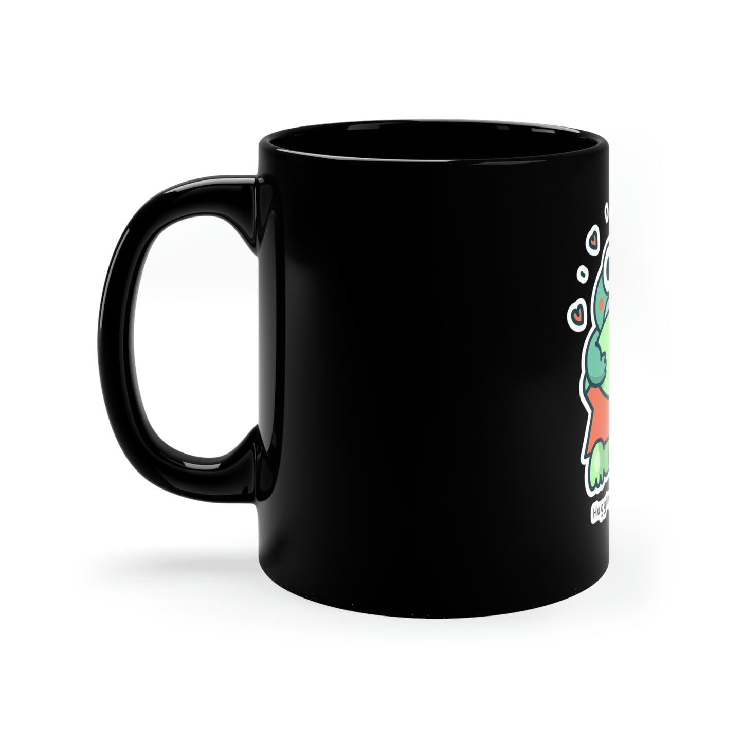 Hugging McPhilbob 11oz Black Mug