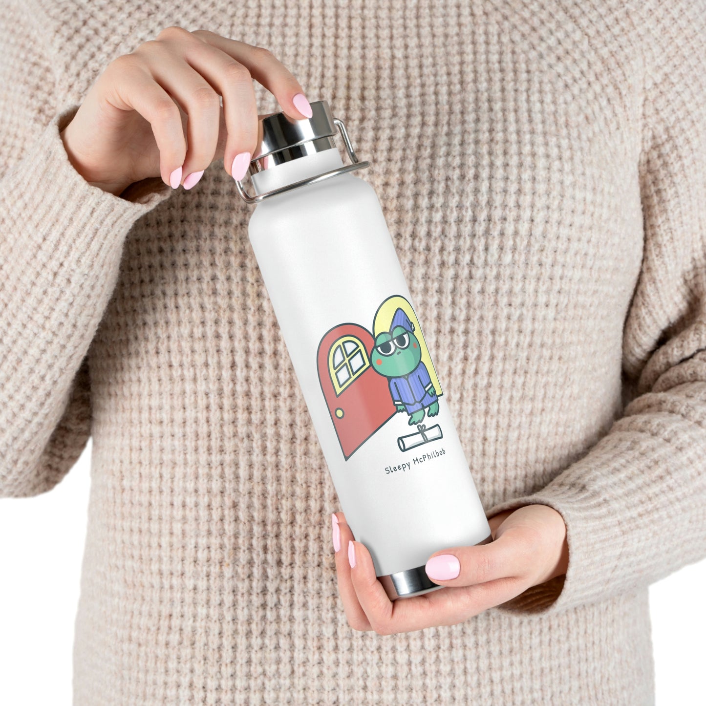 Sleepy McPhilbob 22oz Vacuum Insulated Bottle