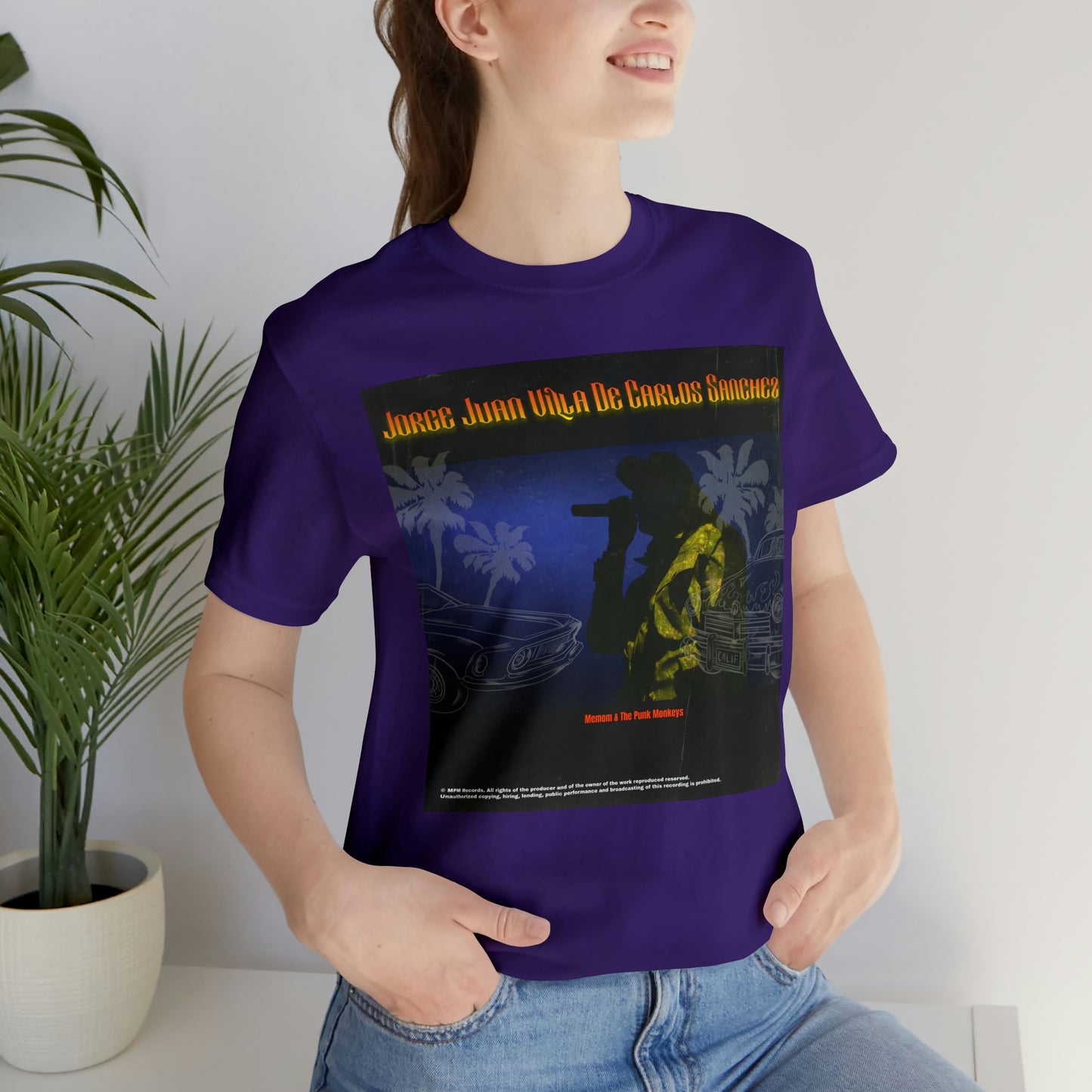 Jorge Juan Villa De Carlos Sanchez Unisex Jersey Short Sleeve Tee