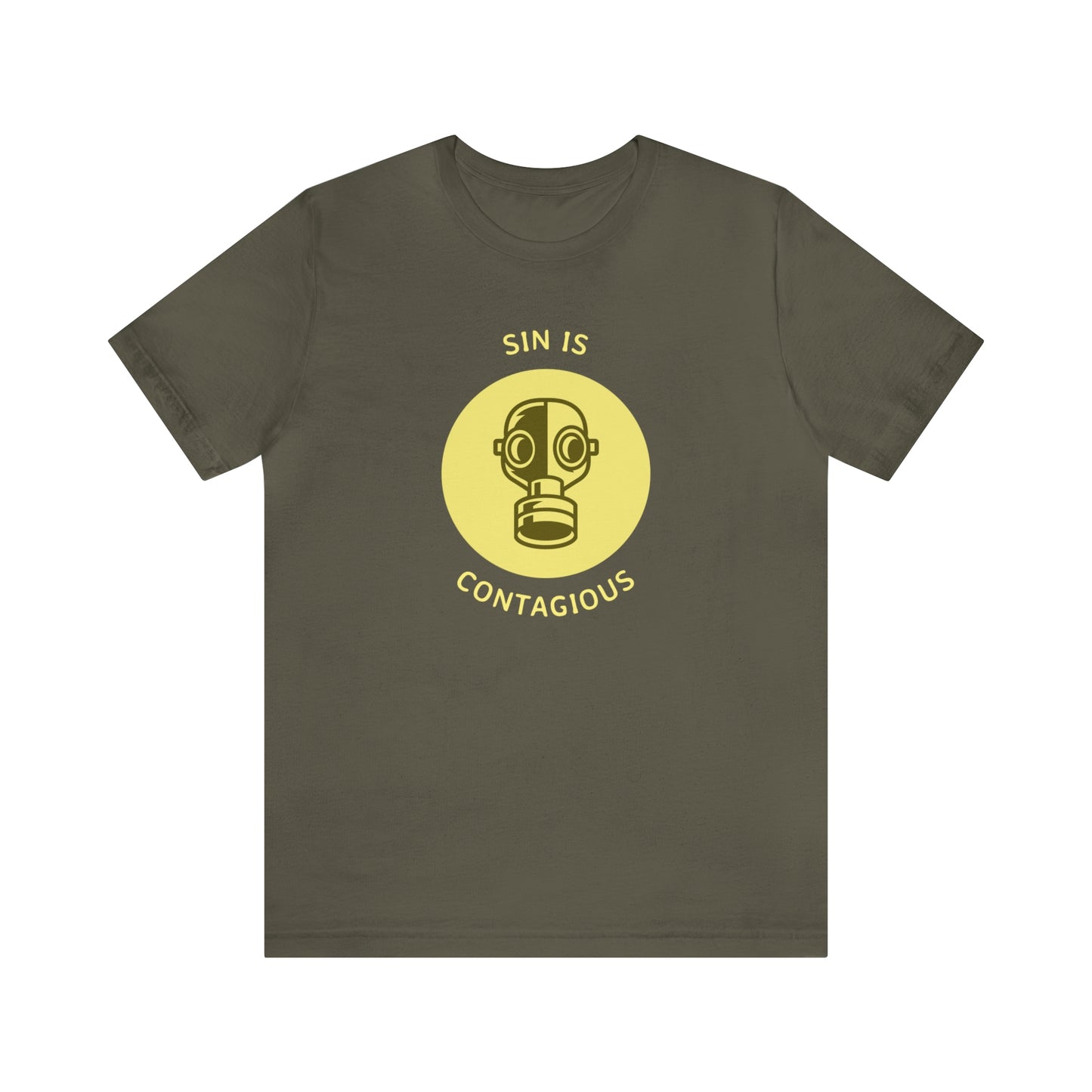 Sin is Contagious Unisex Jersey Short Sleeve Tee
