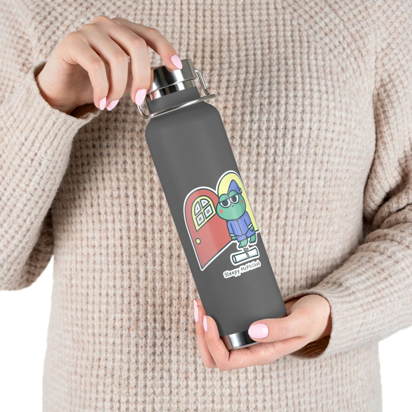 Sleepy McPhilbob 22oz Vacuum Insulated Bottle