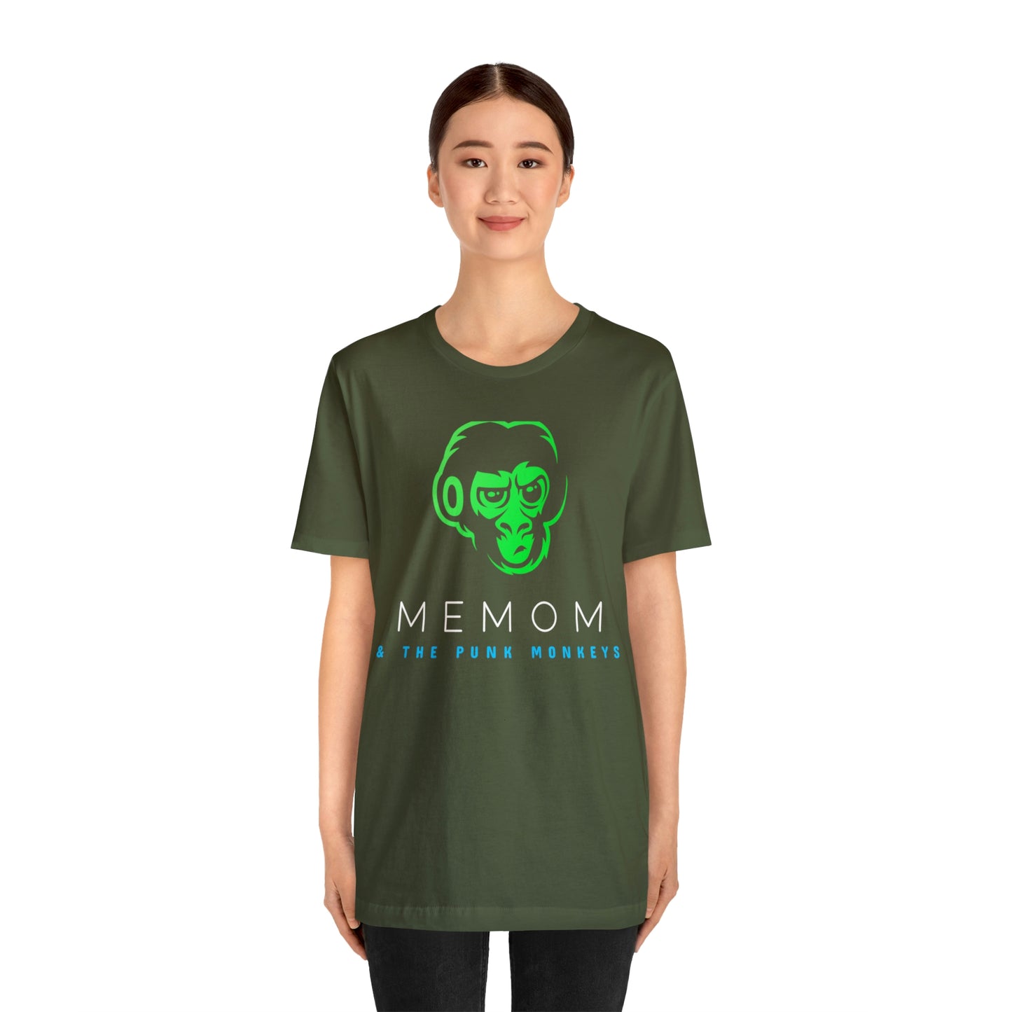 Memom and the Punk Monkeys Logo Unisex Jersey Short Sleeve Tee