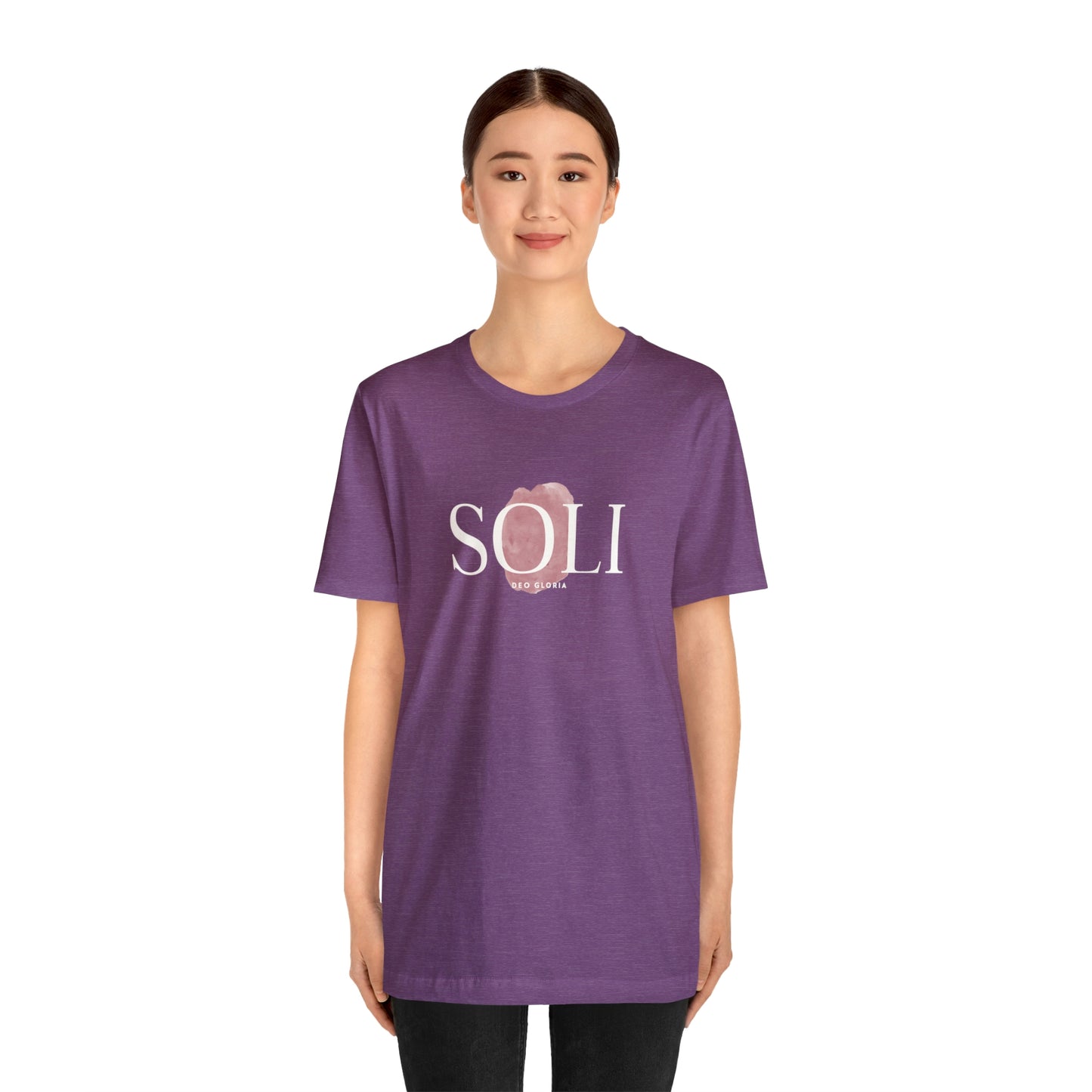 Soli Deo Gloria Paintbrush Unisex Jersey Short Sleeve Tee
