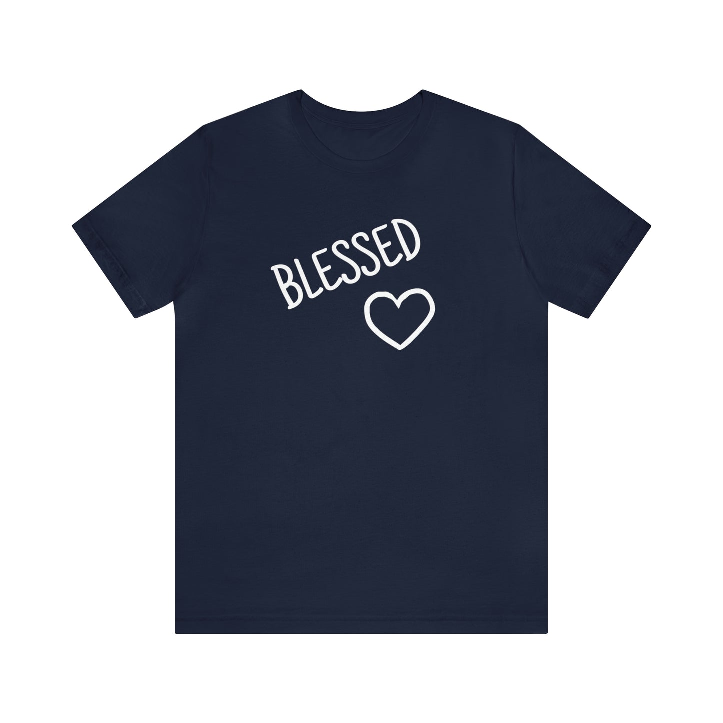 Blessed Heart Unisex Jersey Short Sleeve Tee