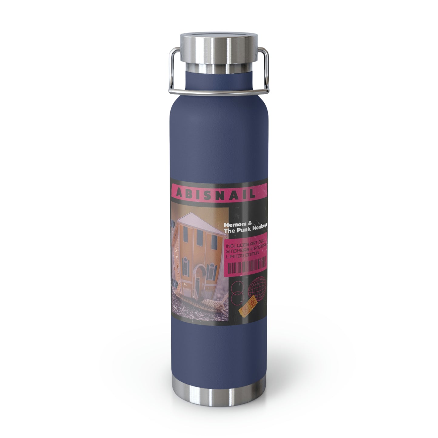 Abisnail 22oz Vacuum Insulated Bottle