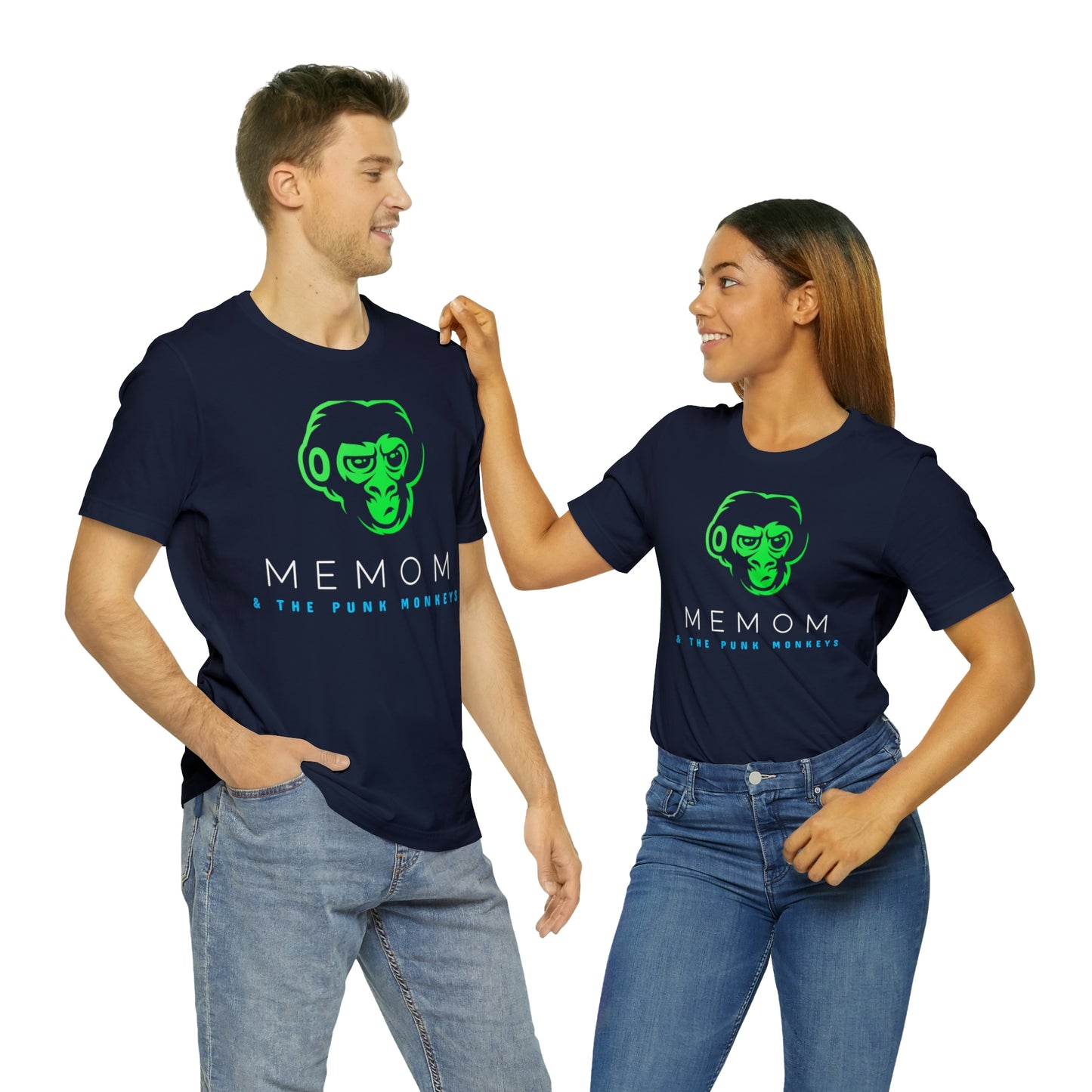 Memom and the Punk Monkeys Logo Unisex Jersey Short Sleeve Tee