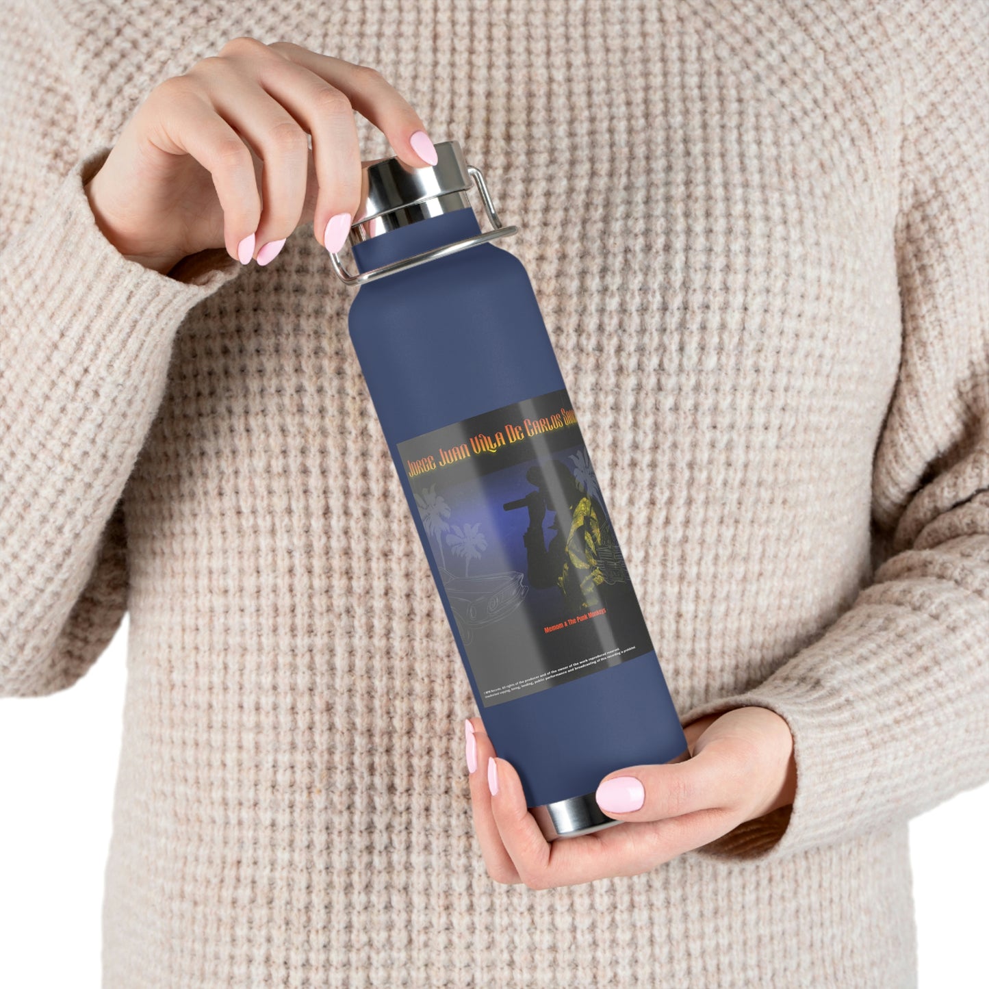 Jorge Juan Villa De Carlos Sanchez 22oz Vacuum Insulated Bottle