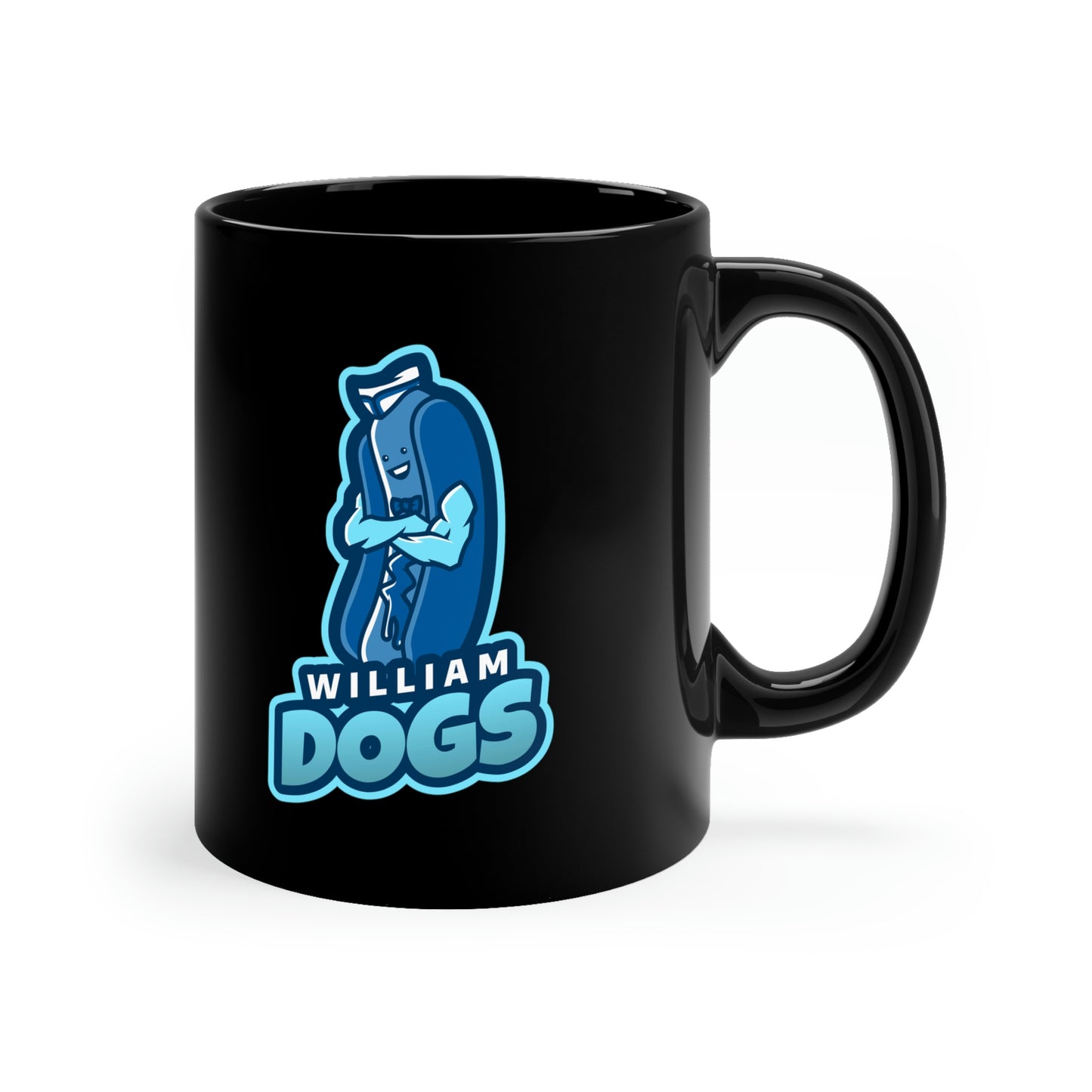 William Dog's 11oz Black Mug