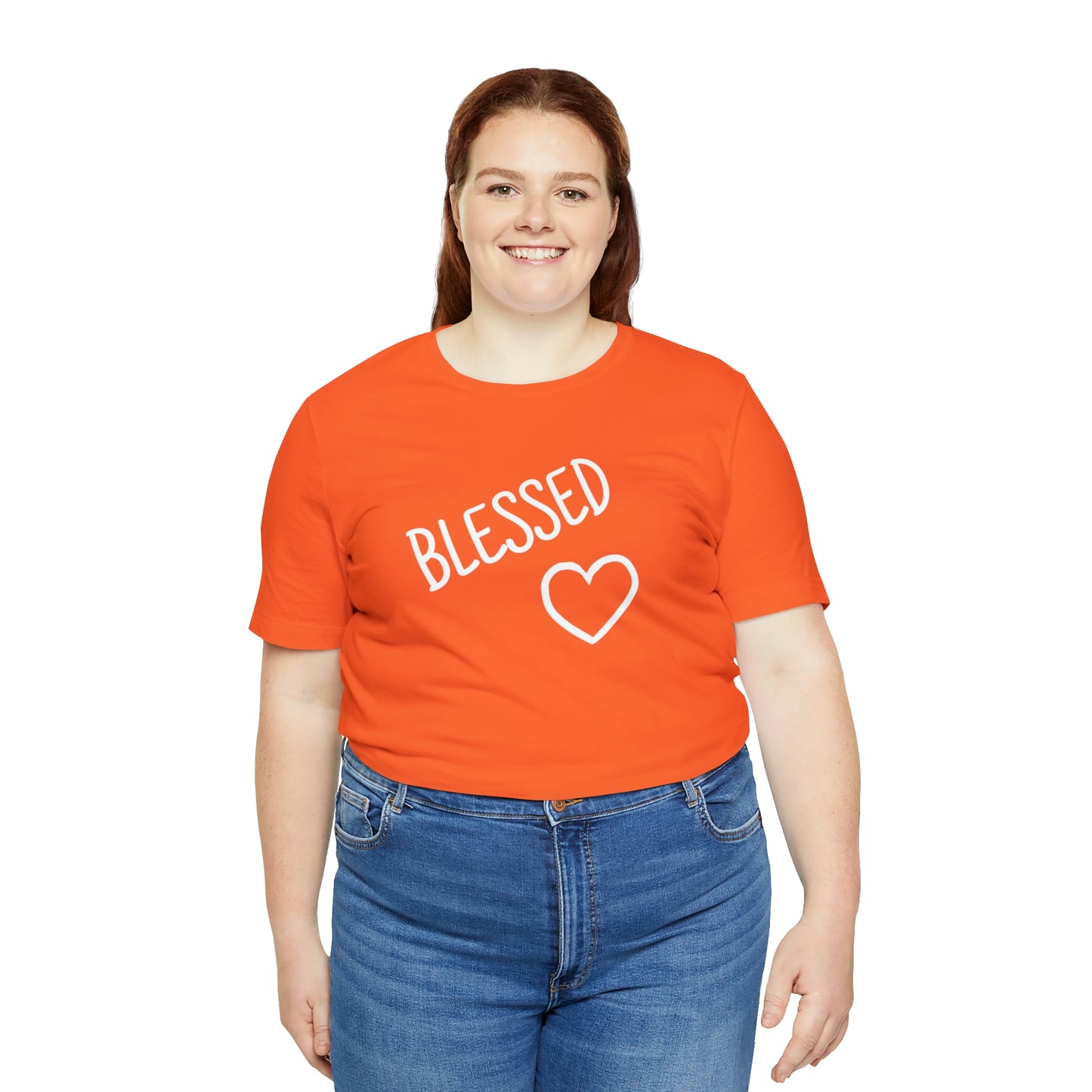 Blessed Heart Unisex Jersey Short Sleeve Tee