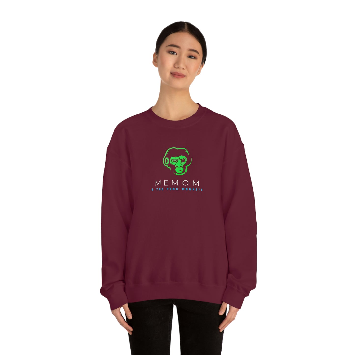 Memom and the Punk Monkeys Unisex Heavy Blend™ Crewneck Sweatshirt