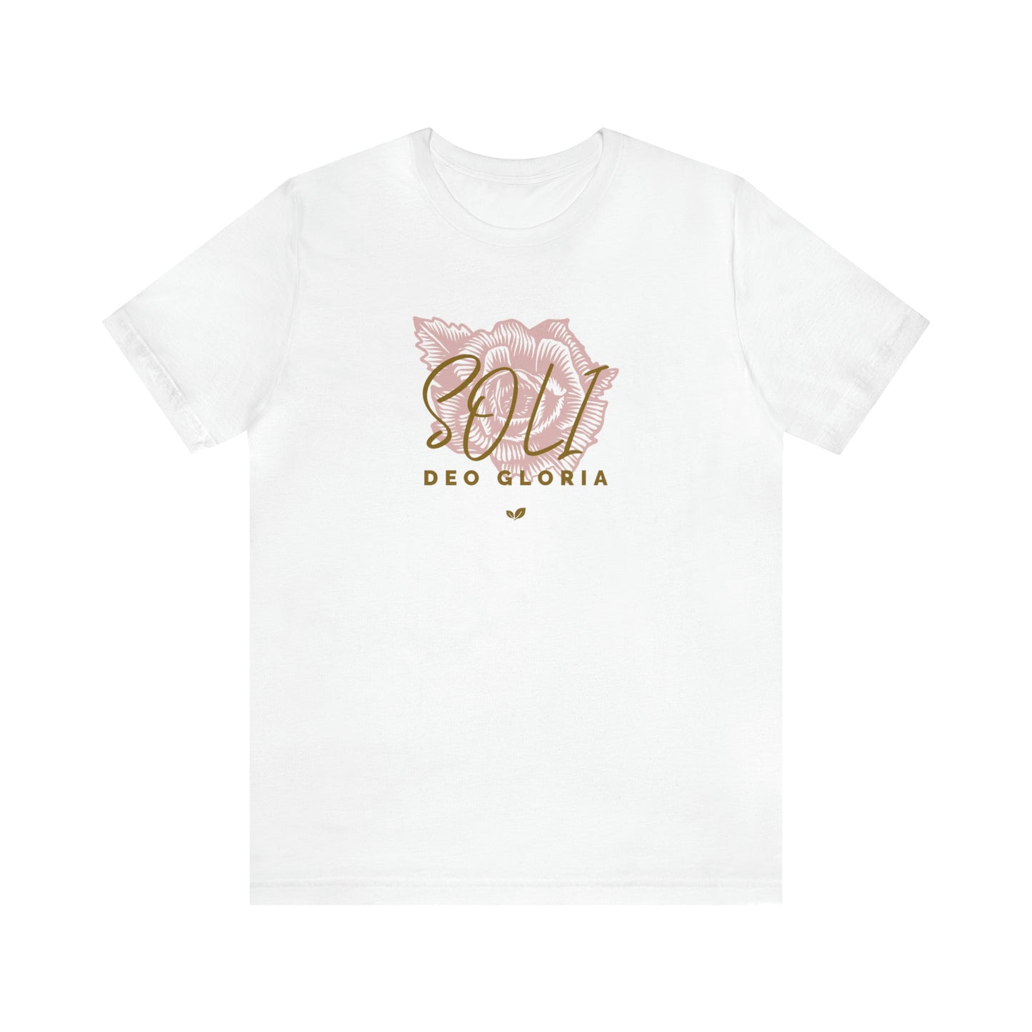 Soli Deo Gloria Rose Unisex Jersey Short Sleeve Tee