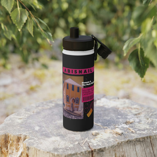 Abisnail Stainless Steel Water Bottle, Sports Lid