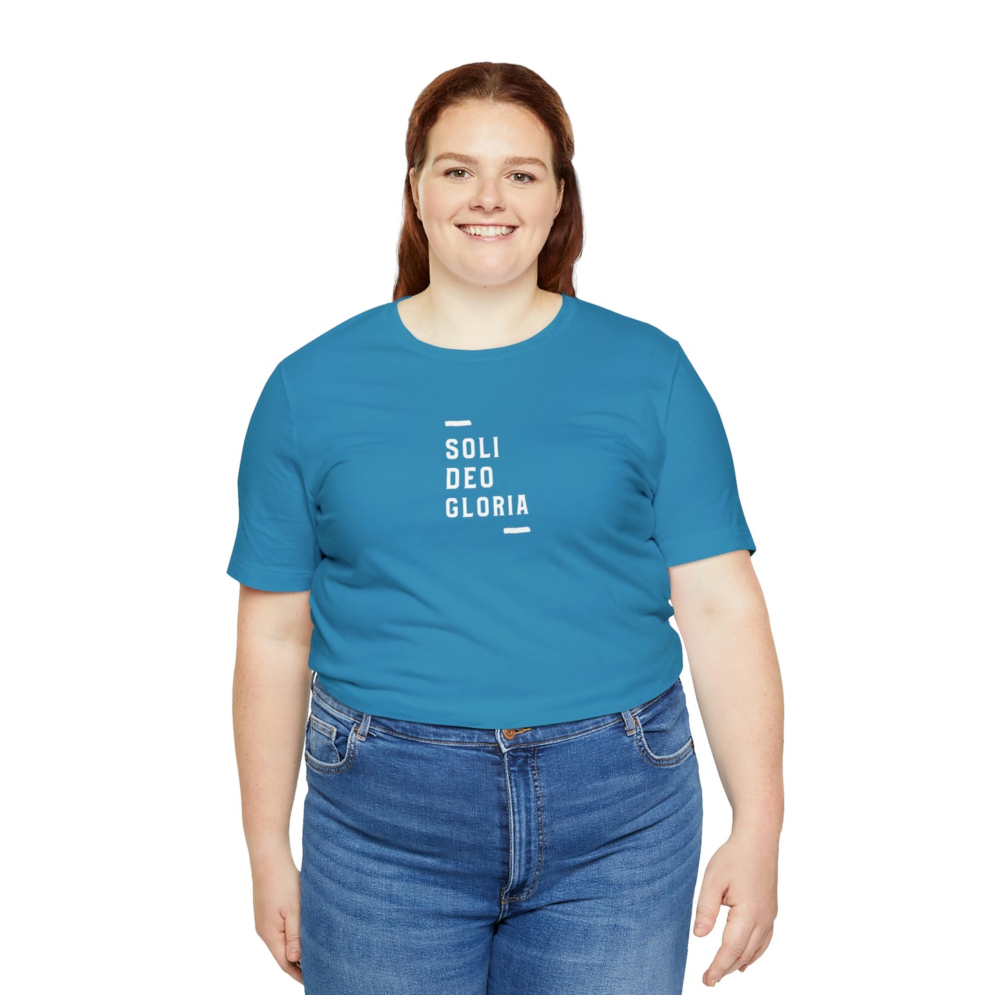 Soli Deo Gloria Simple Classical Unisex Jersey Short Sleeve Tee