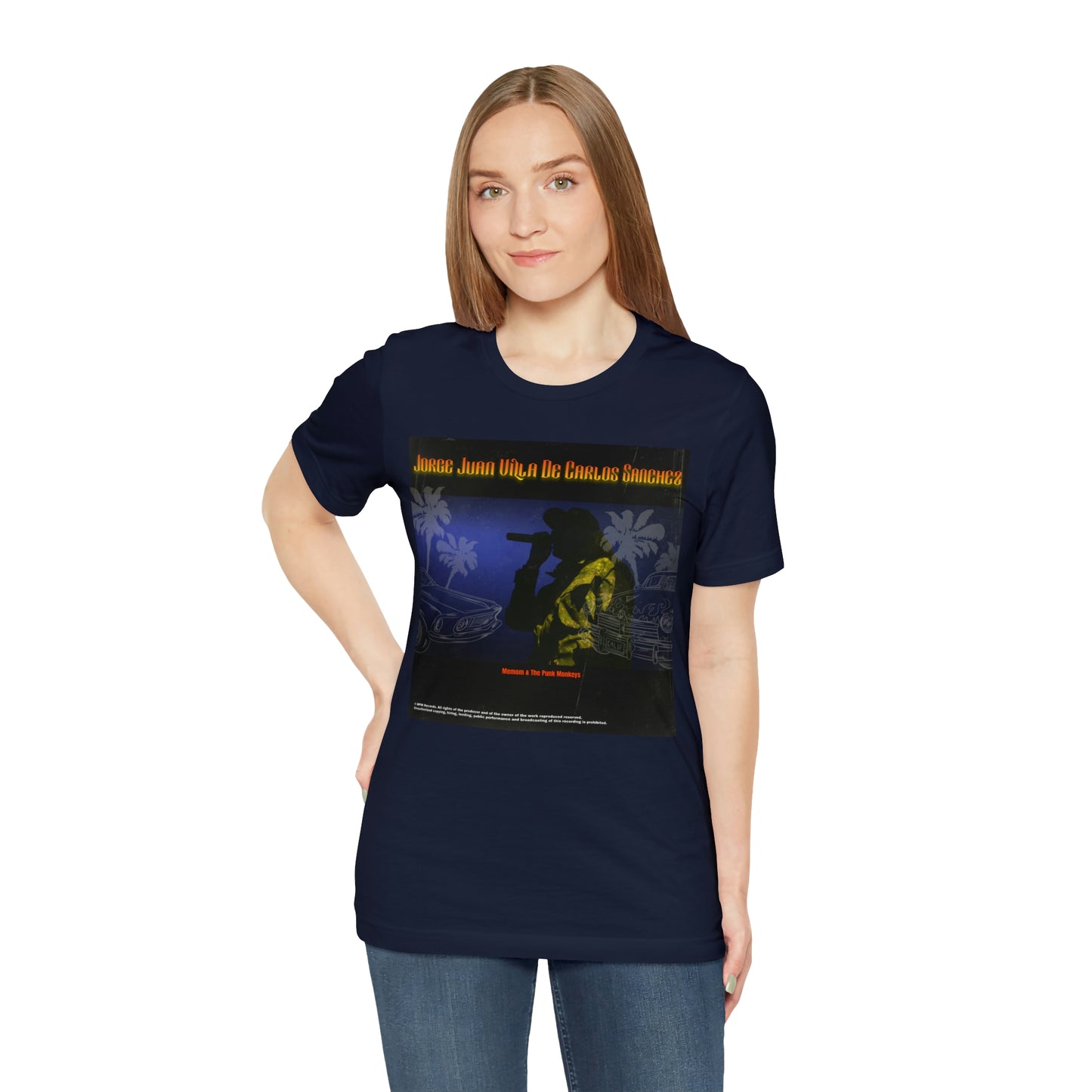 Jorge Juan Villa De Carlos Sanchez Unisex Jersey Short Sleeve Tee