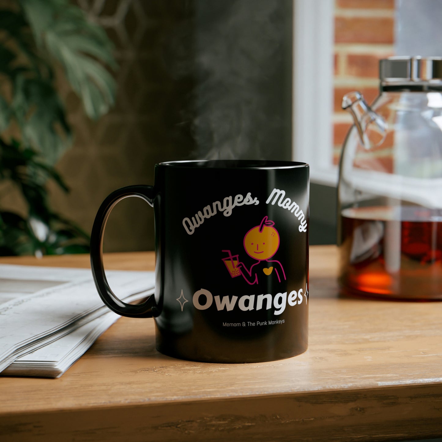 Owanges, Mommy, Owanges 11oz Black Mug