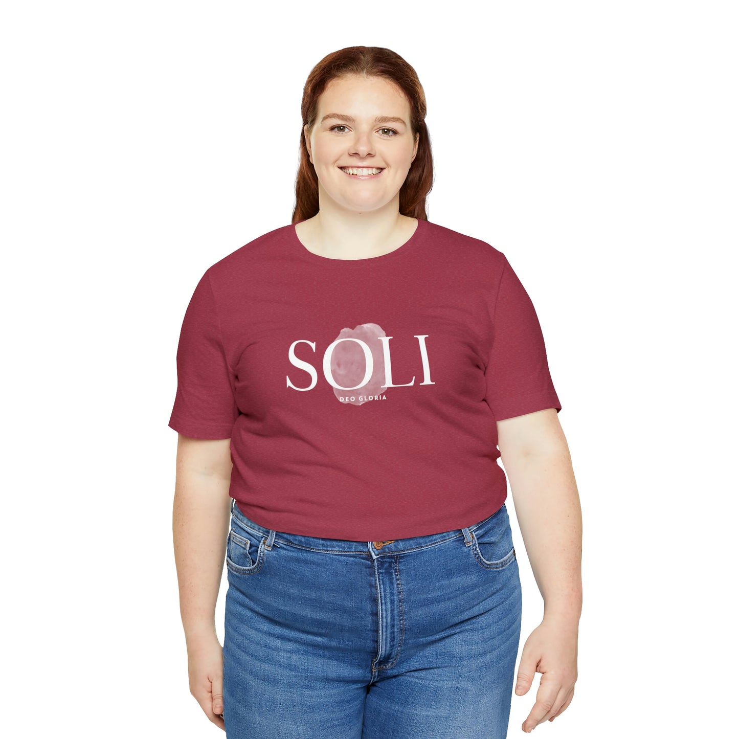 Soli Deo Gloria Paintbrush Unisex Jersey Short Sleeve Tee