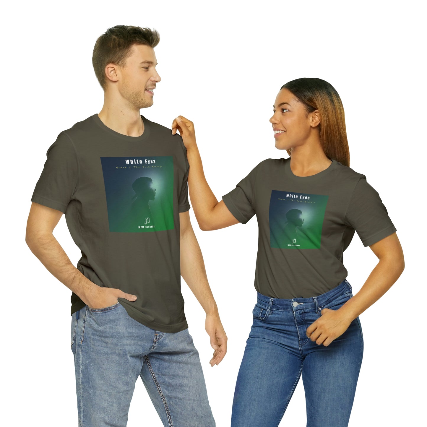 White Eyes Unisex Jersey Short Sleeve Tee