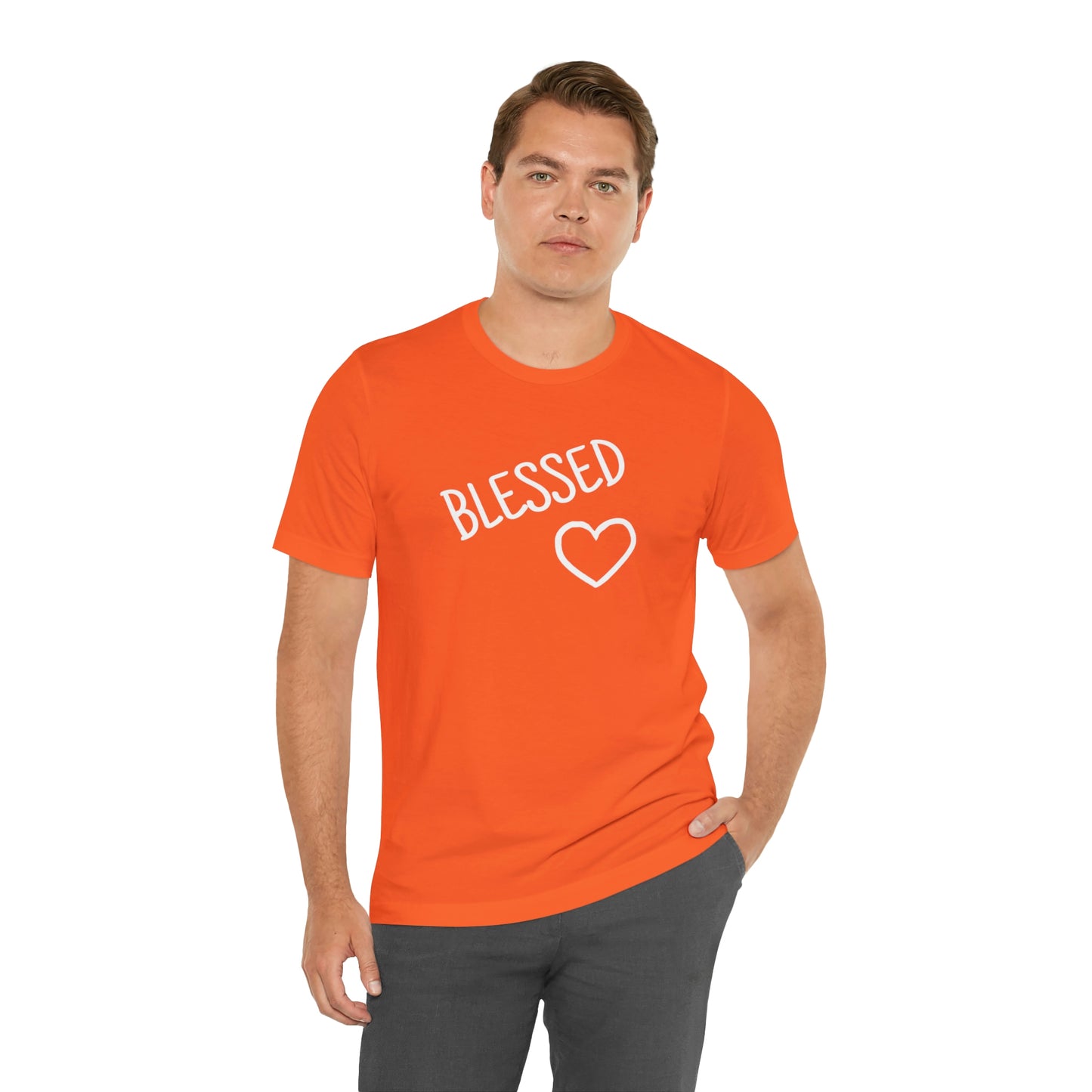 Blessed Heart Unisex Jersey Short Sleeve Tee