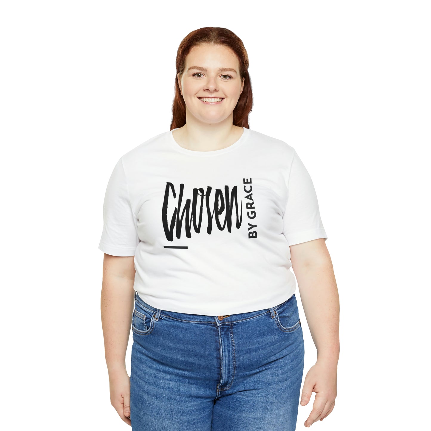 Chosen By Grace Sideways Unisex Jersey Short Sleeve Tee